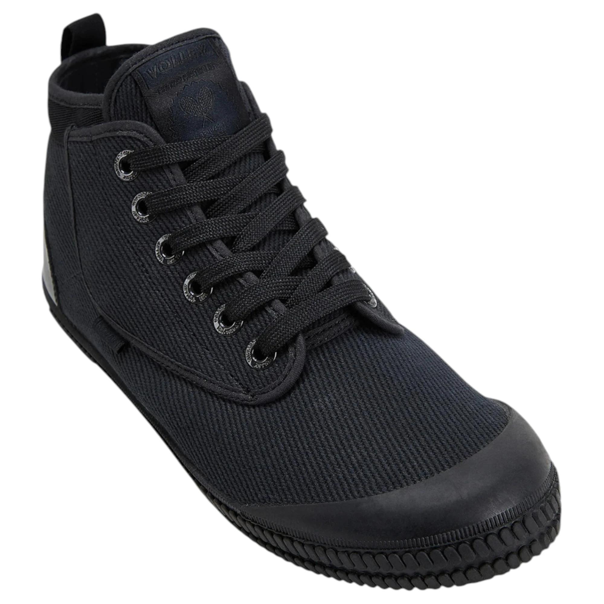 4 Volley Mens Heritage High Top Casual Shoes Black, 4 of 7