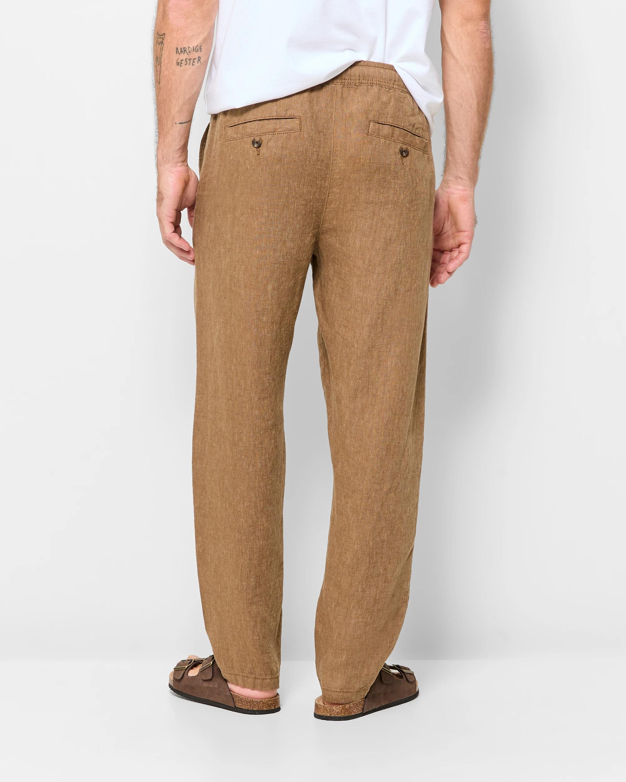 4 Target European Linen Pants SEPIA, 4 of 7