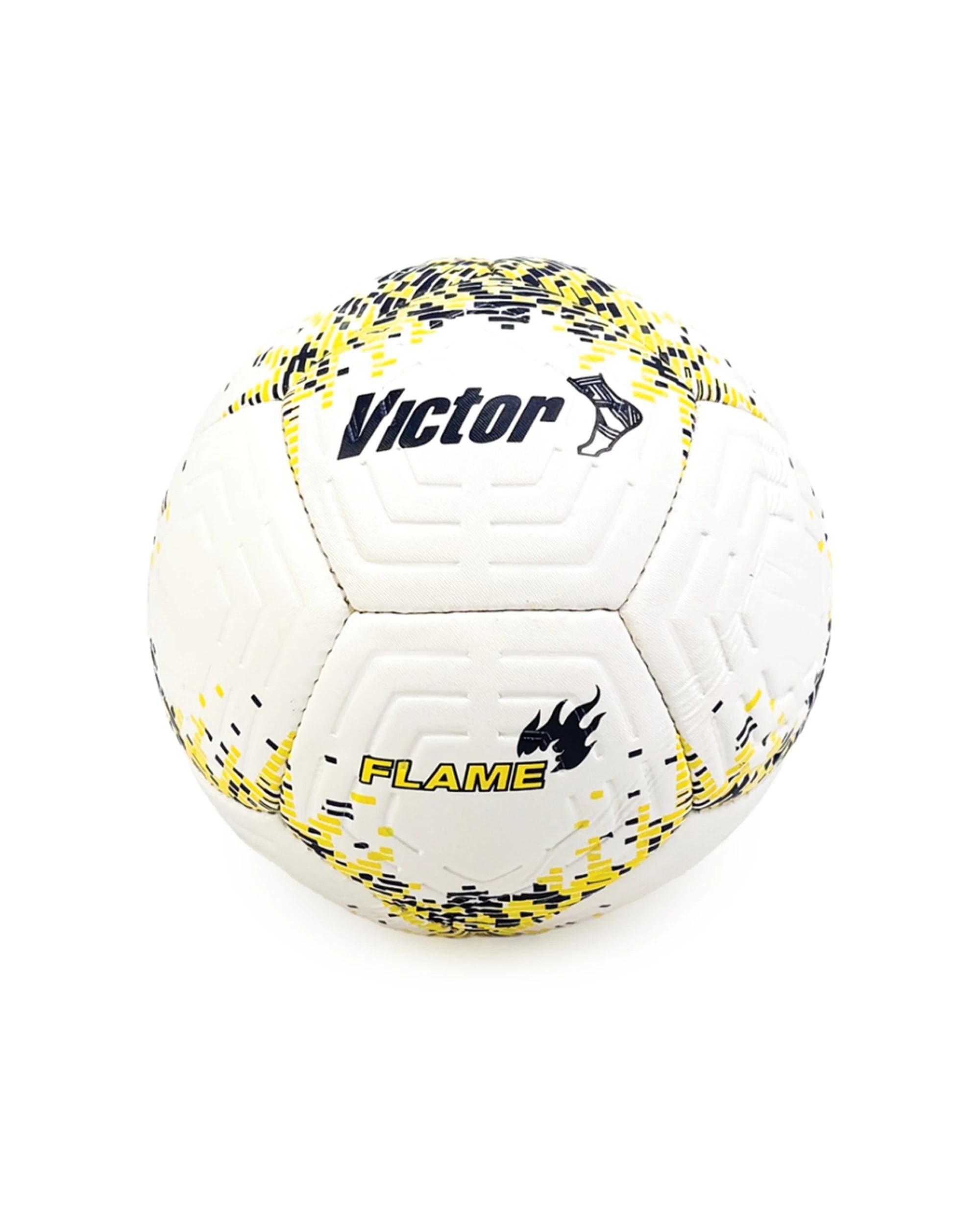 2 Victor Sports Flame Soccer Ball Textured PVC Training Size 4 - Multi, 2 of 3