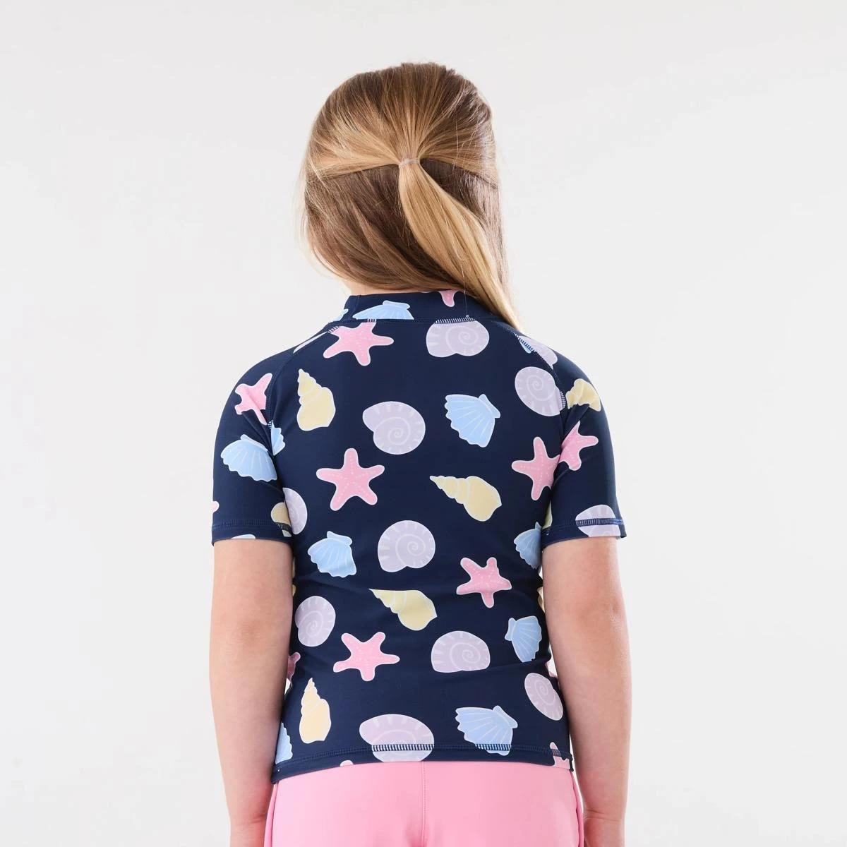 2 Print Rash Vest SEA SHELL DEEP INDIGO, 2 of 6