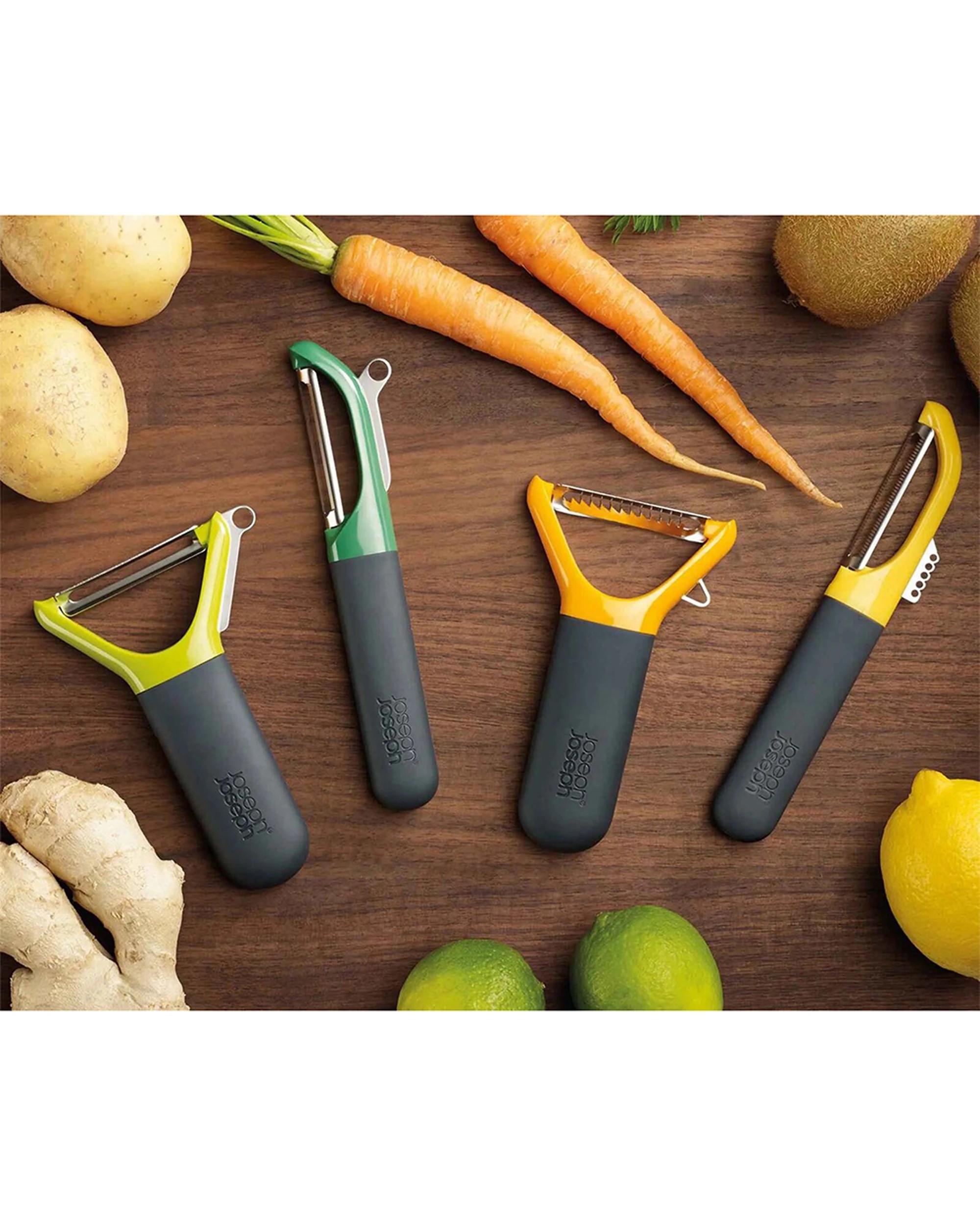 5 Joseph Joseph 17cm Peel Straight Peeler Straight Blade Potato Eye - Multi, 5 of 5