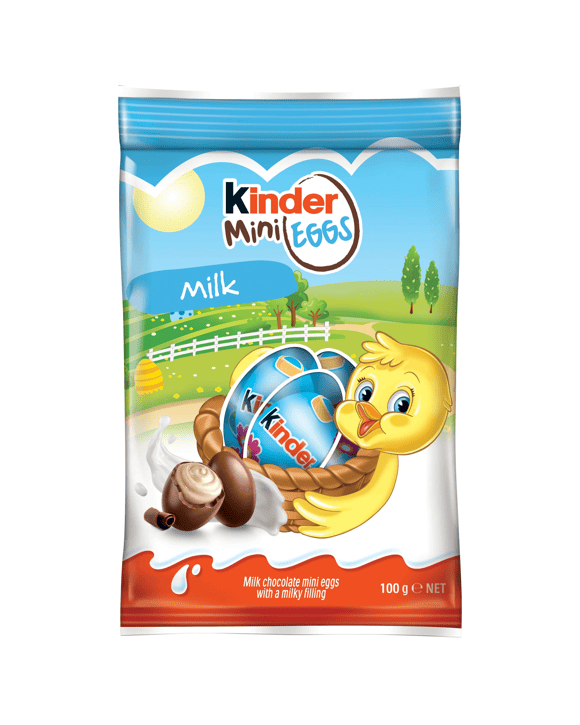 Kinder Mini Milk Chocolate Eggs 100g