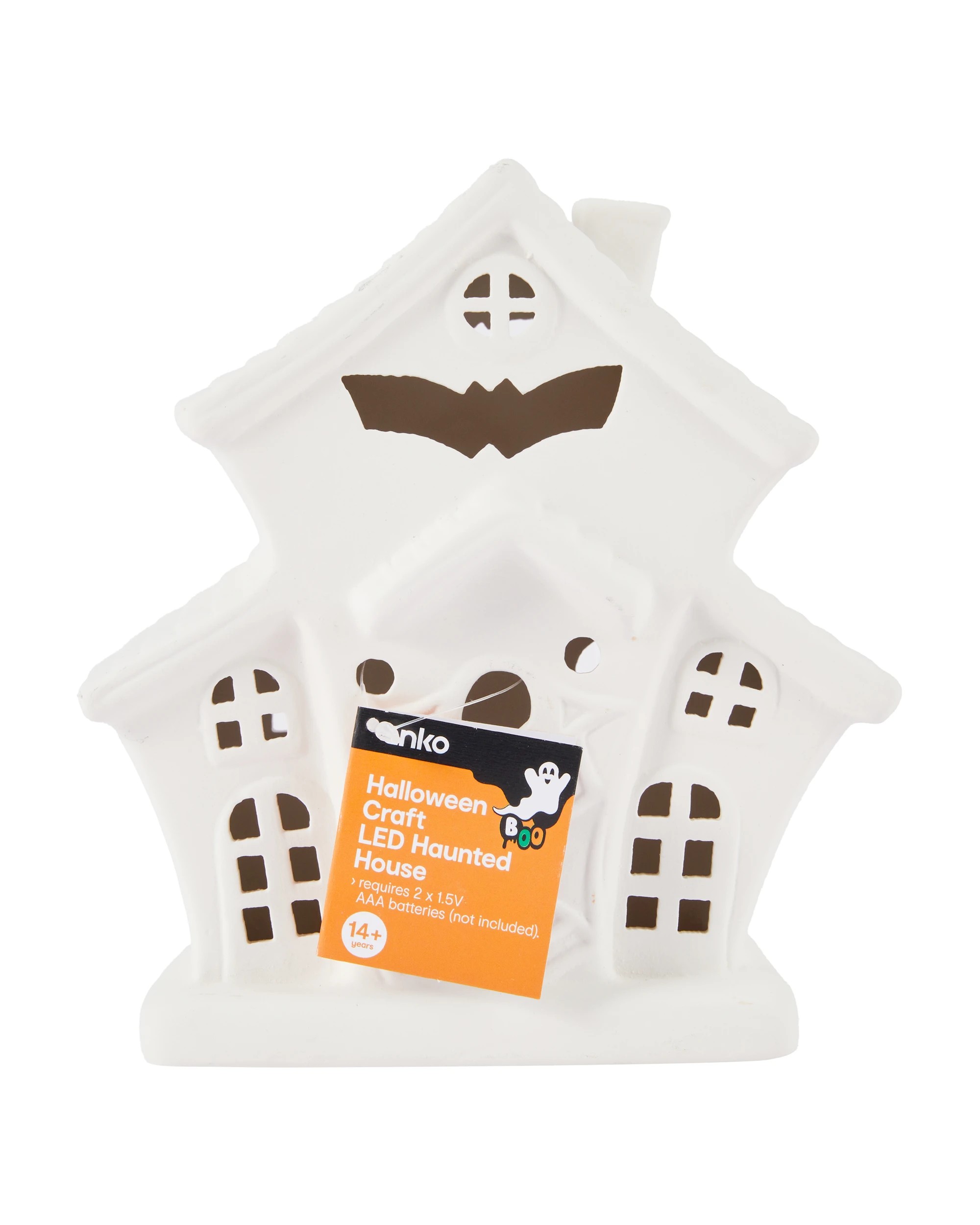 6 Halloween Craft LED Haunted House, 6 of 6