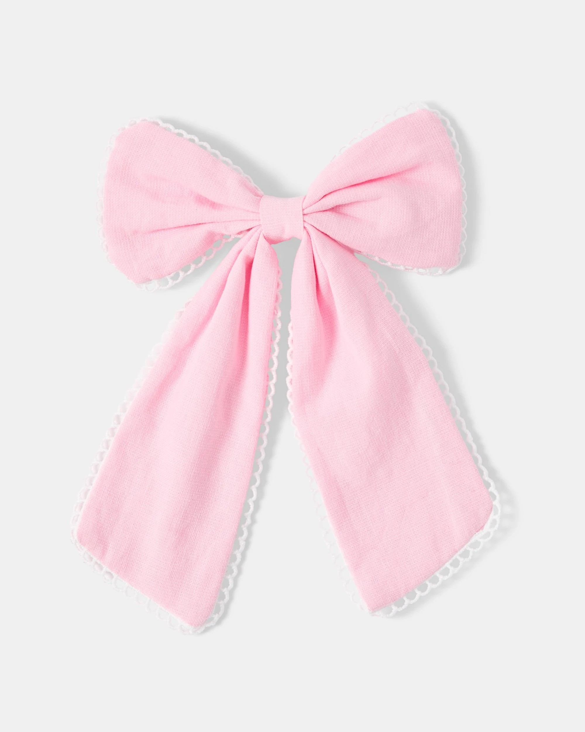 1 Pink Bow Hair Clip, 1 of 3