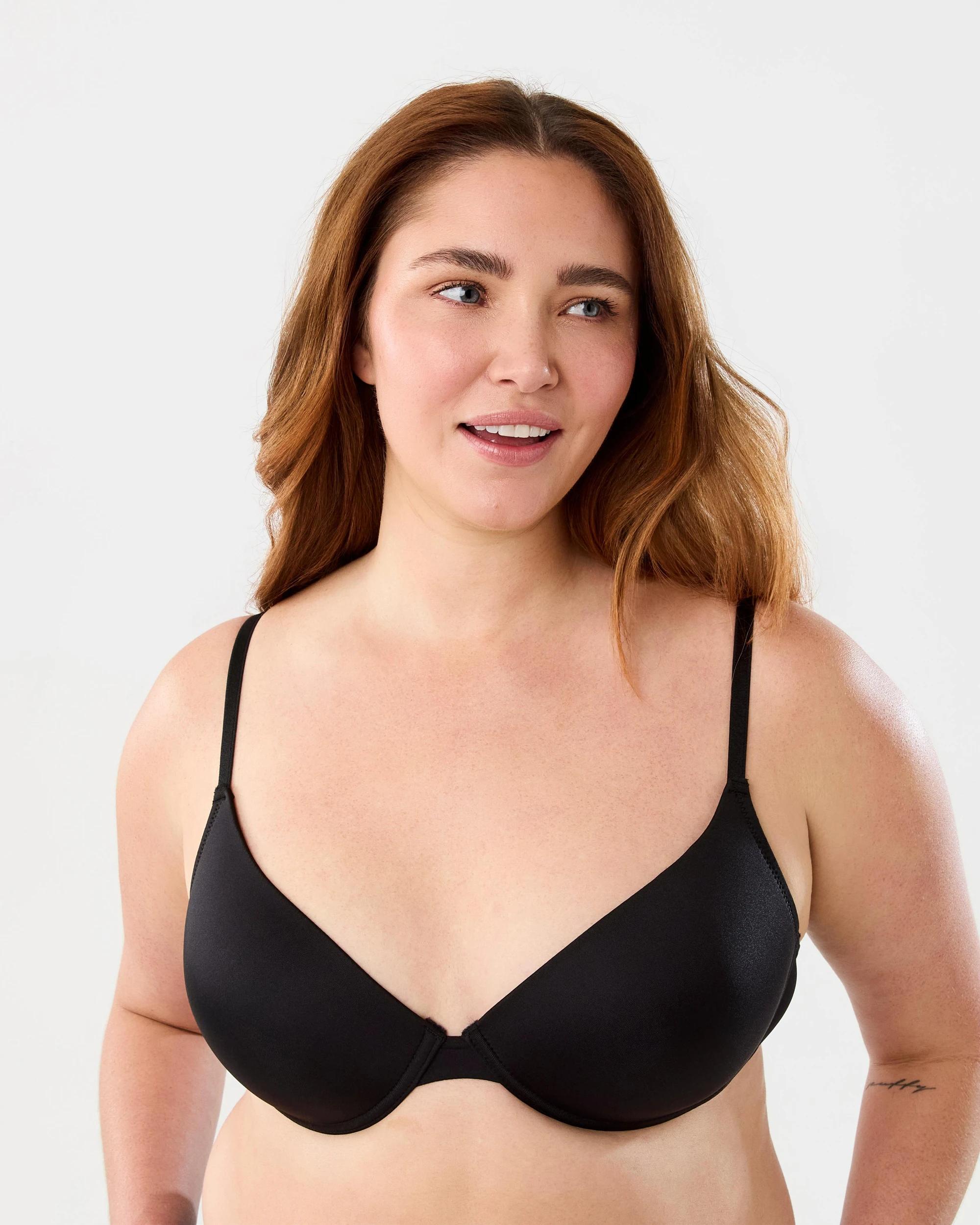 1 T-shirt Bra Black