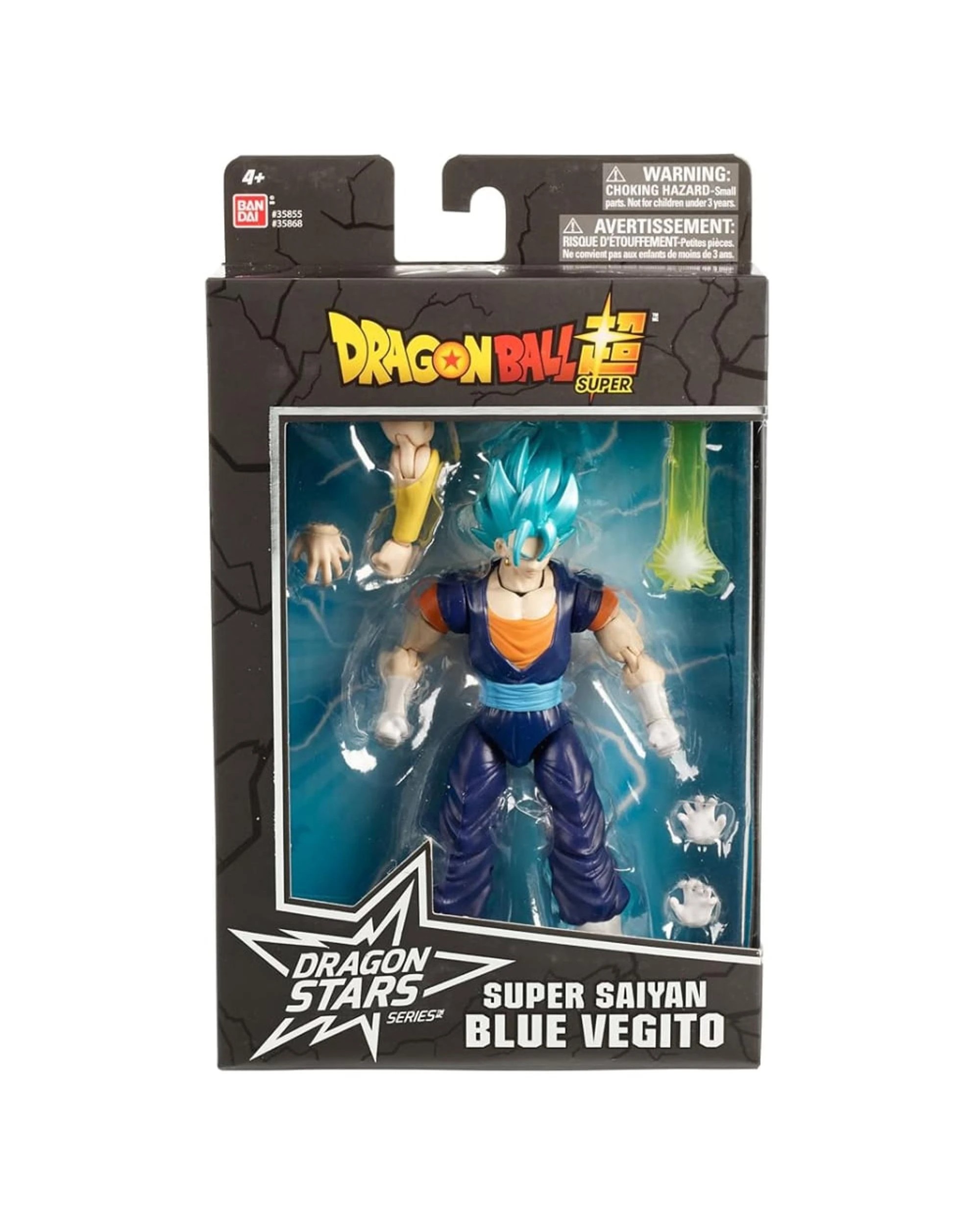 1 Bandai Dragon Ball Dragon Stars Super Saiyan Blue Vegito Figure, 1 of 5