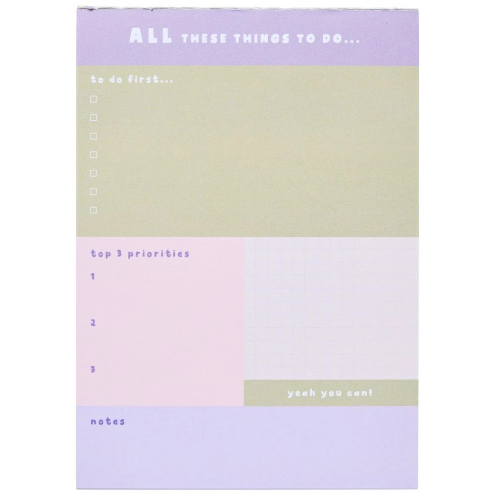 3 Otto All Things To Do Planner Pad 50 Sheets, 3 of 3