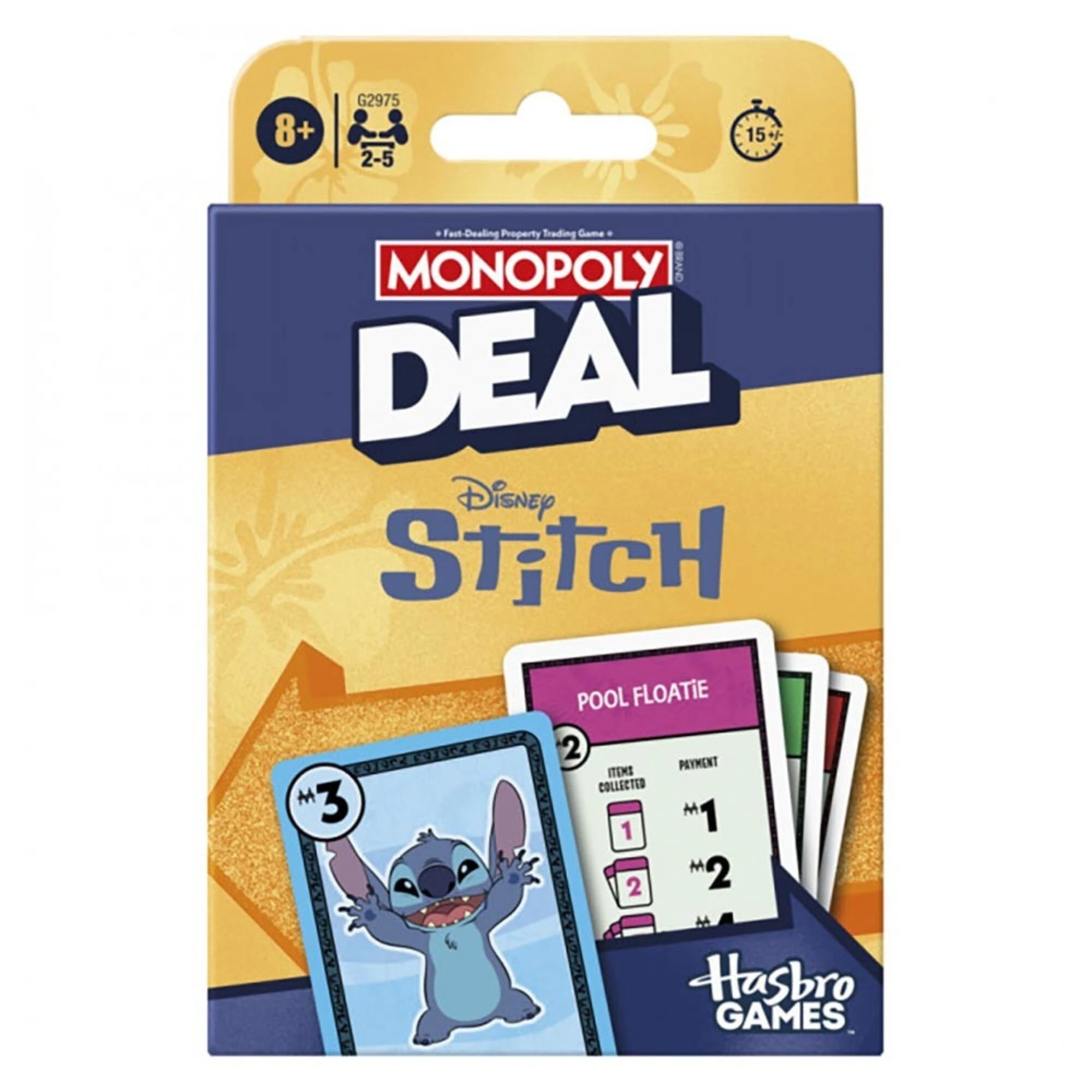 1 Monopoly Deal: Disney Stitch Edition Card Game, 1 of 2