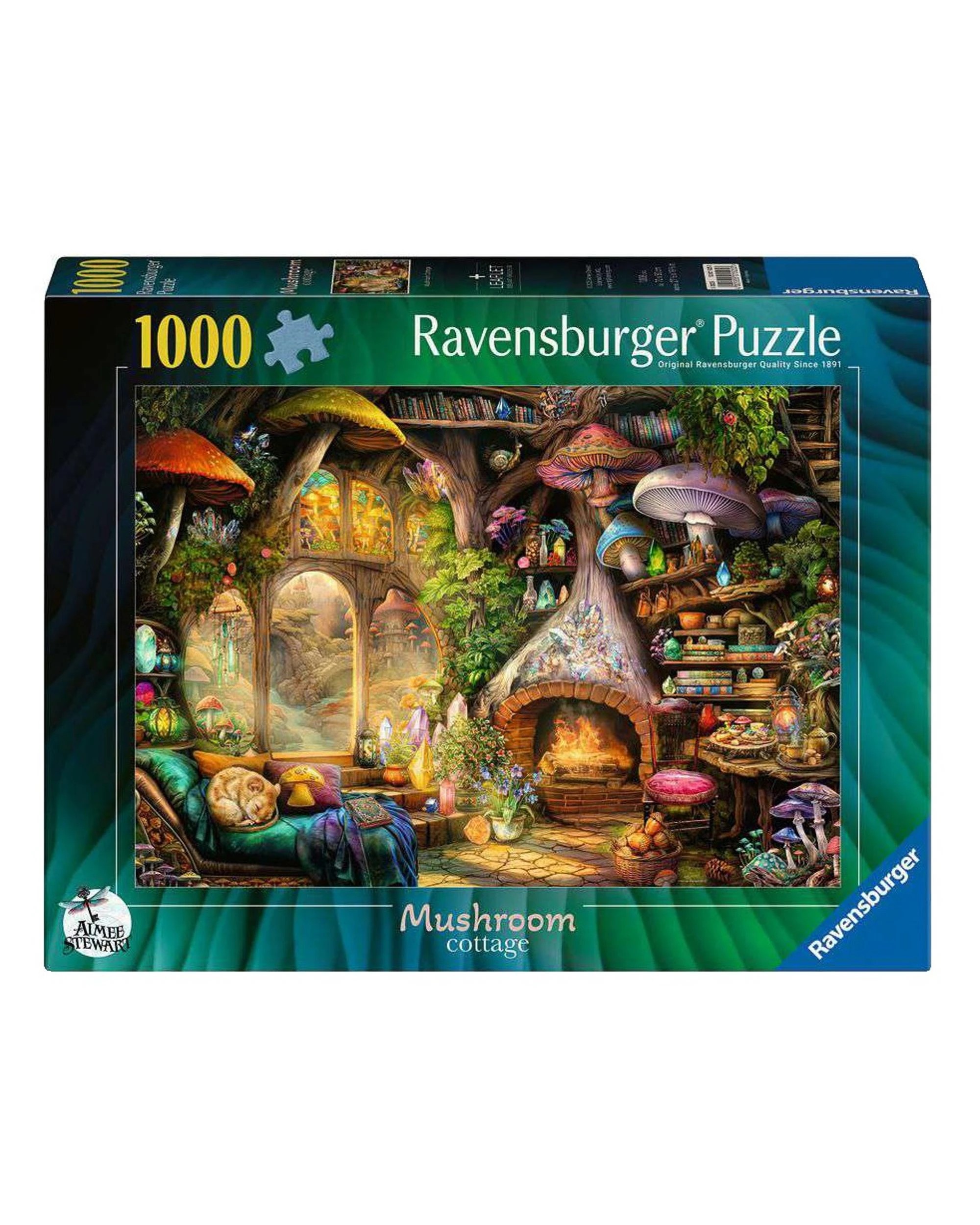 1 Ravensburger Mushroom Cottage 1000 Piece Jigsaw Puzzle, 1 of 2