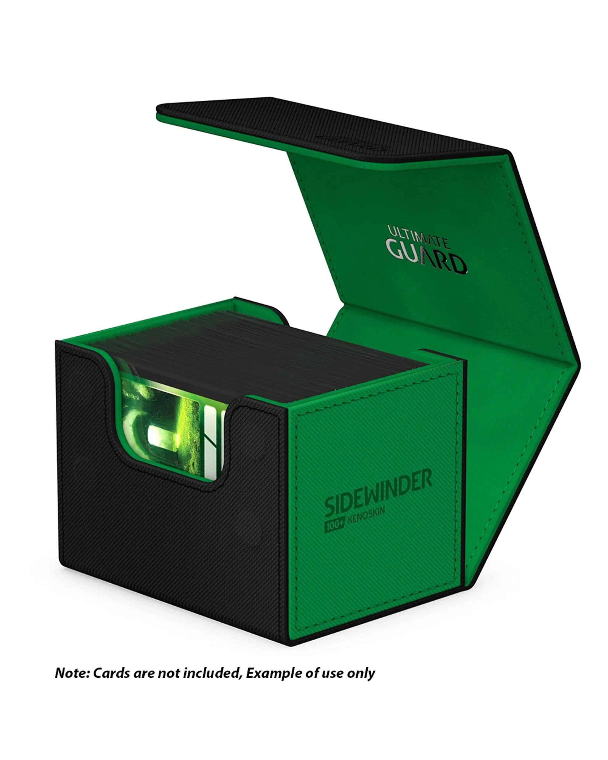 4 Ultimate Guard Sidewinder 100+ Synergy Deck Box - Black/Green - Multi, 4 of 6