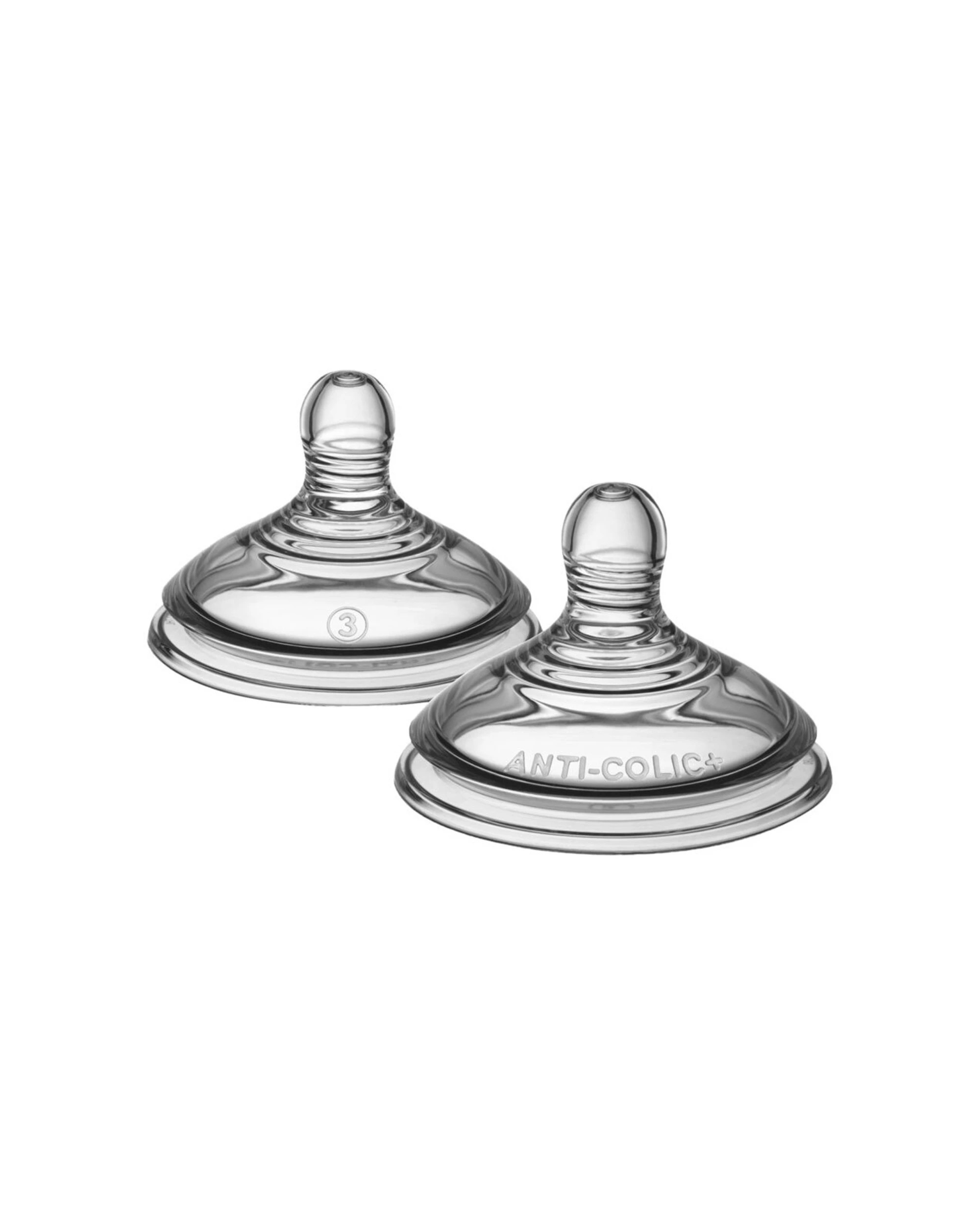 2 Tommee Tippee 2pc Advanced Anti-colic Fast Flow Baby Teats 6 Months Plus
 - Clear, 2 of 3