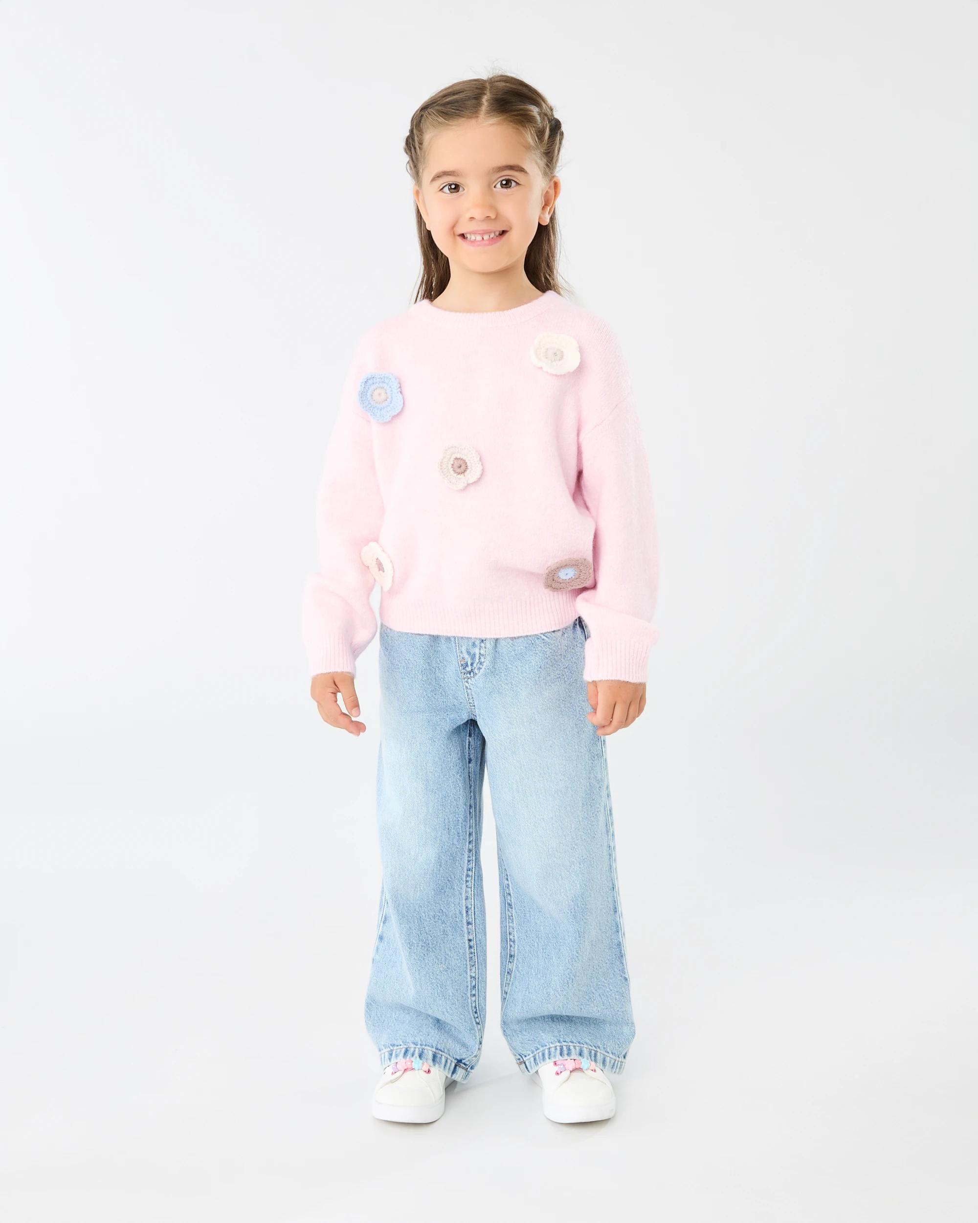 6 Embellished Jumper Pnk Floral, 6 of 7
