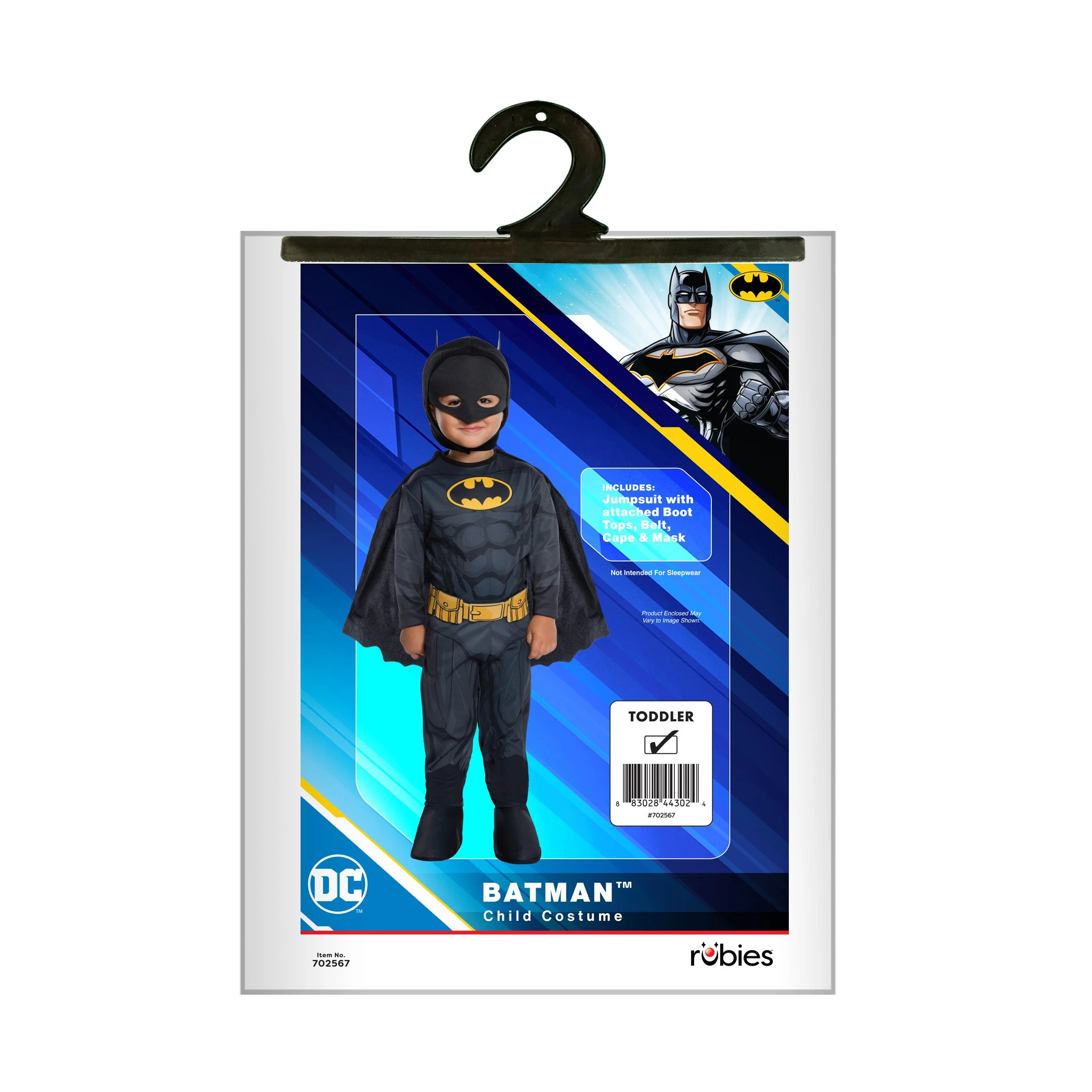 2 DC Batman Toddler Costume - Ages 18-36 Months, 2 of 5
