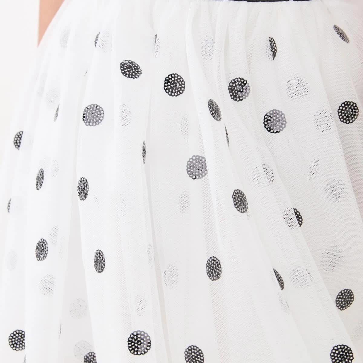 3 Tutu Skirt MAGICAL HAIL SPOTS WHITE, 3 of 6