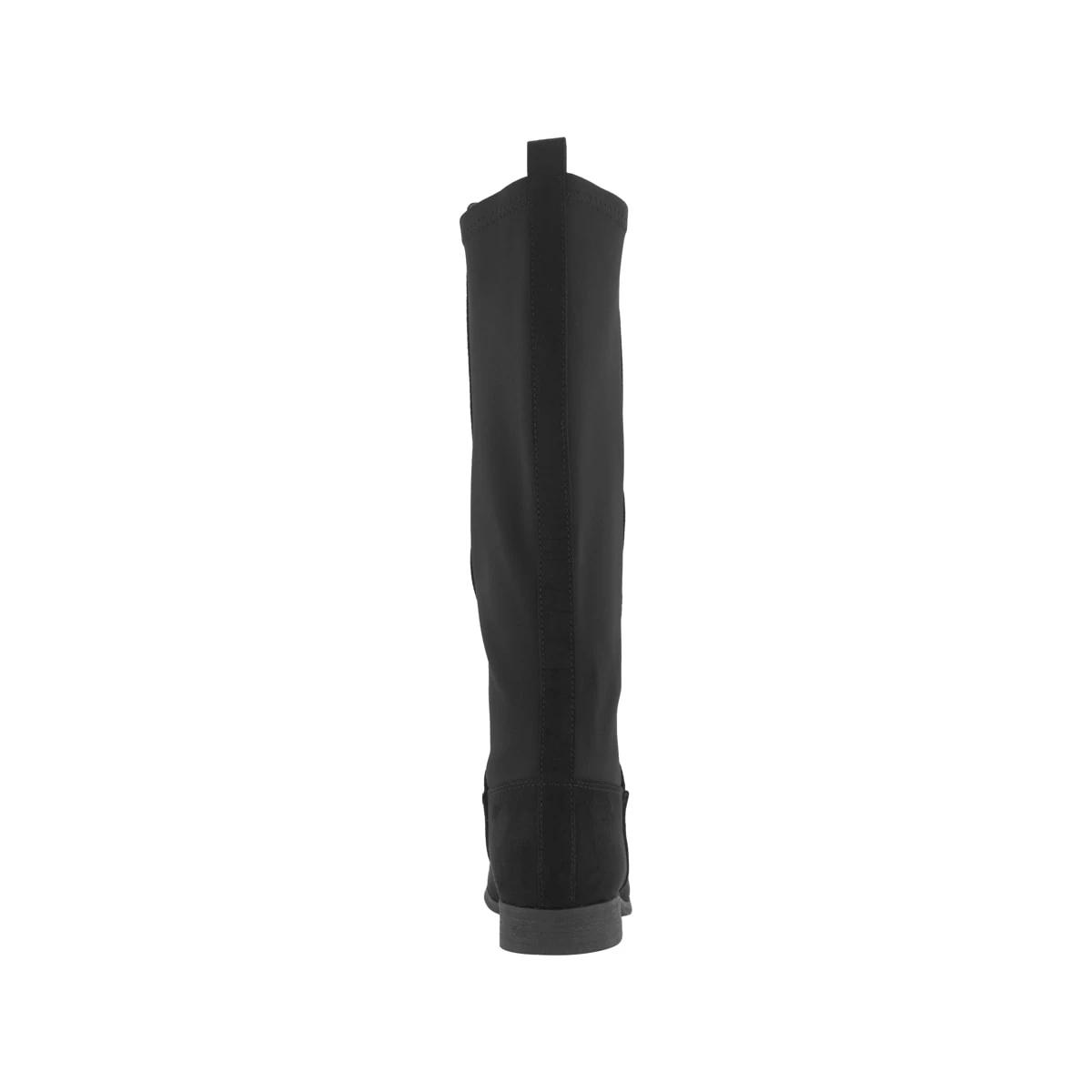 3 Elastic Gusset Long Boots Black, 3 of 4