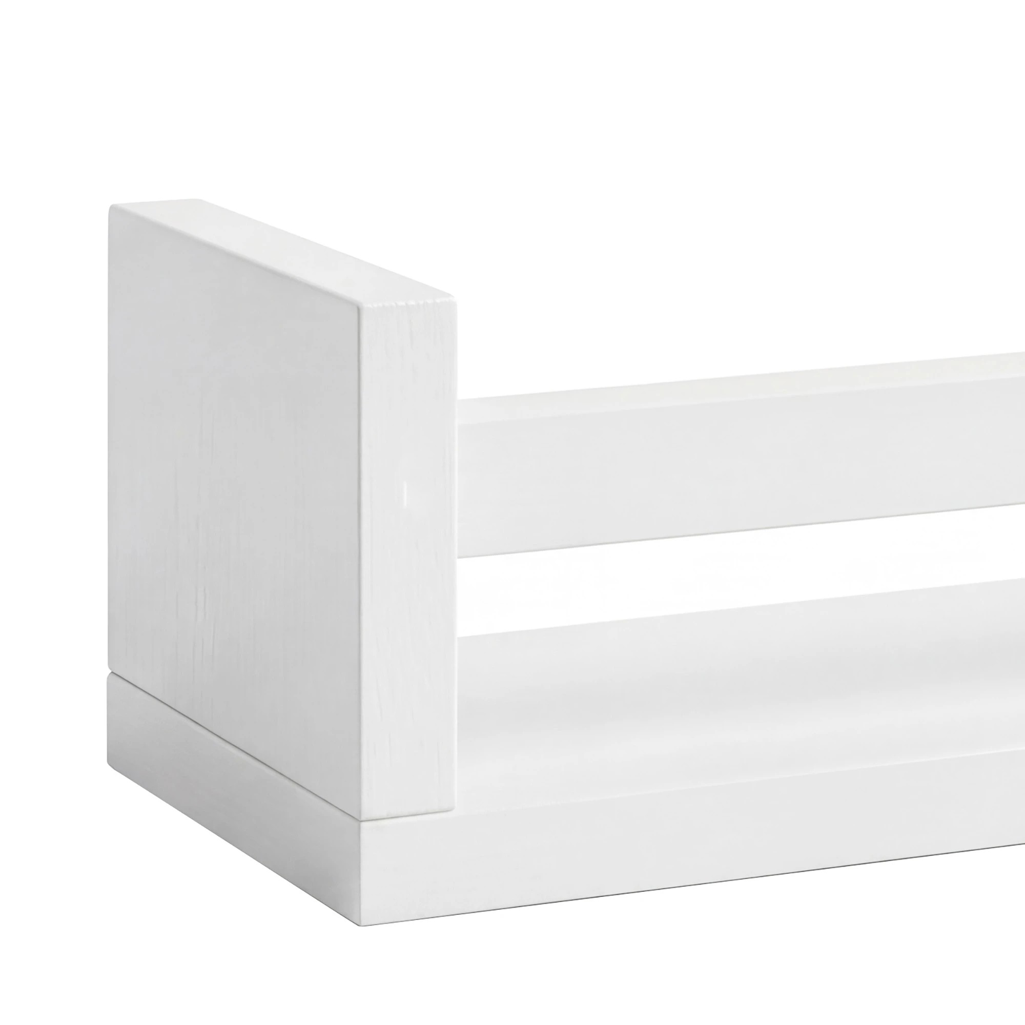 5 Levede Floating Book Shelves For Wall Set Of 3 Pine Wood - White, 5 of 5