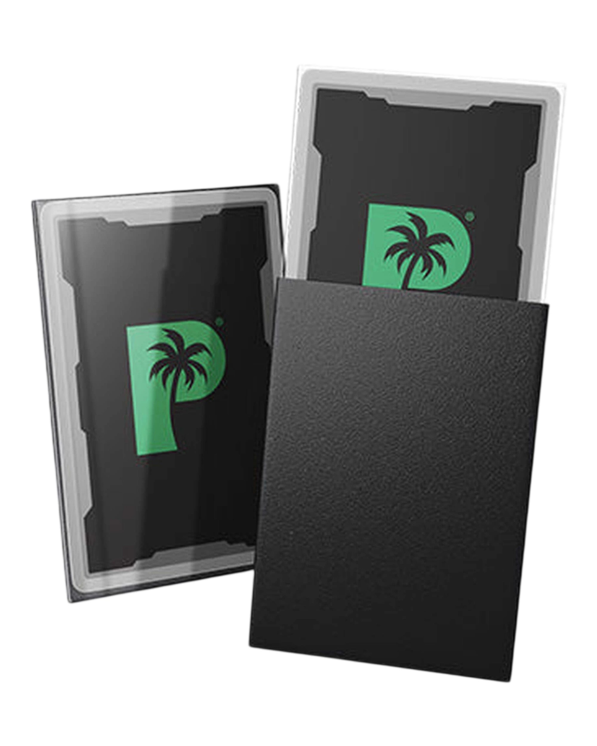 2 Palms Off Gaming Palms Off Japanese 60pc Blackout Deck Sleeves Black, 2 of 3