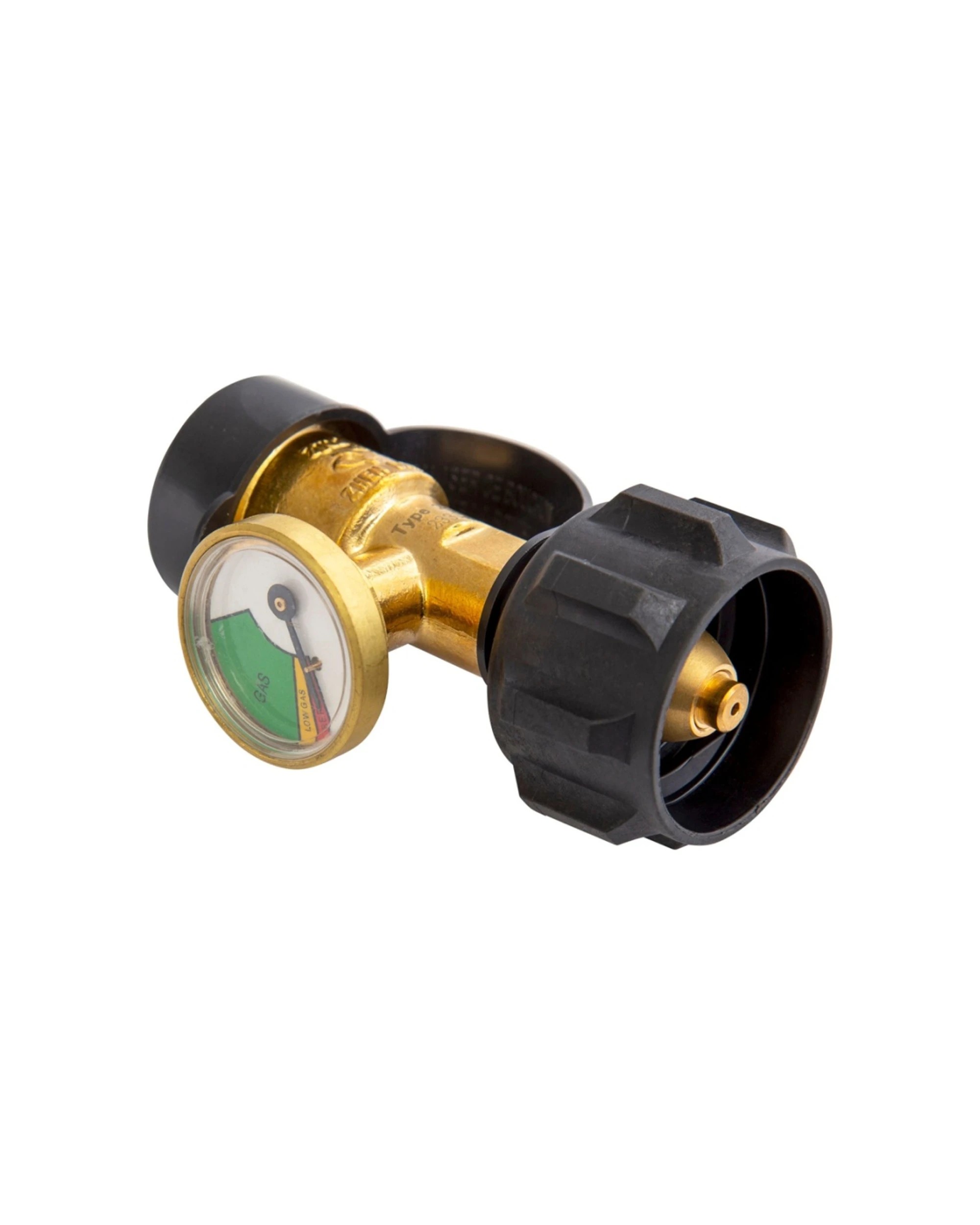 2 Gasmate Gas Fitting Capacity Gauge LCC27 Brass Nylon Construction - Metallic, 2 of 4