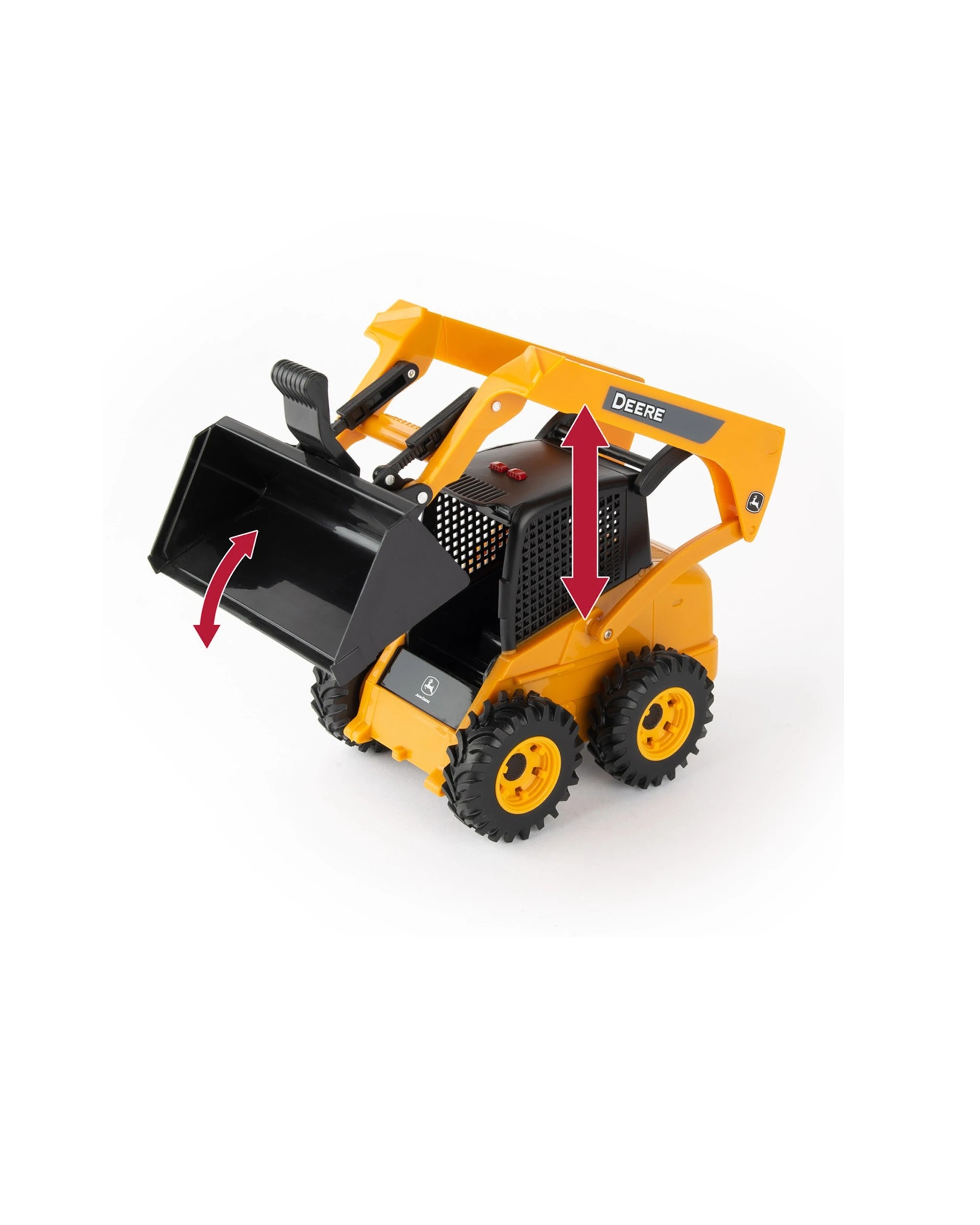 2 John Deere 1:16 SkidSteer With Accessories and Attachments Kids Toy Set - Multi, 2 of 3