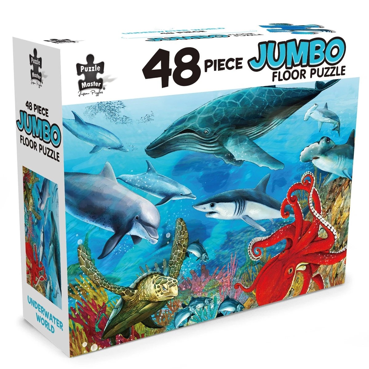 1 Puzzle Master 48 Piece Jumbo Floor Puzzle Underwater World, 1 of 3