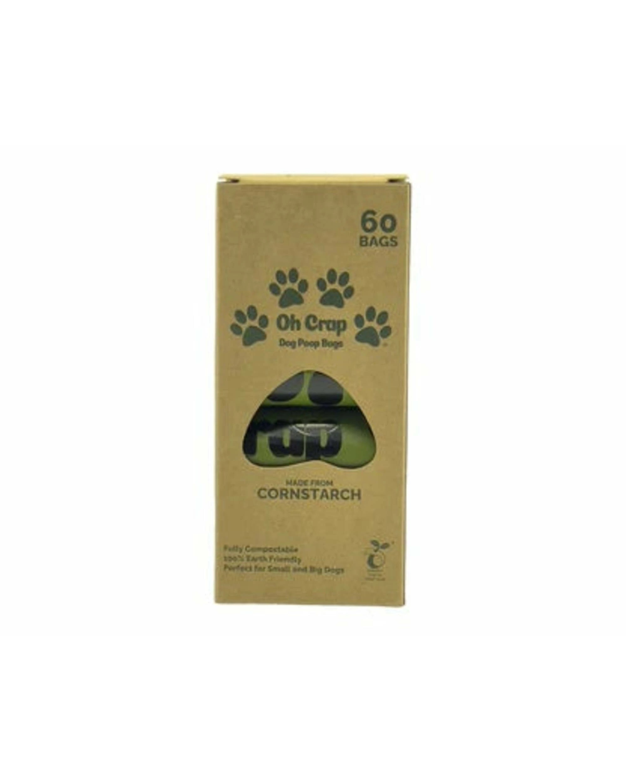 1 Oh Crap Compostable Dog Poop Bags 60 Pack, 1 of 2