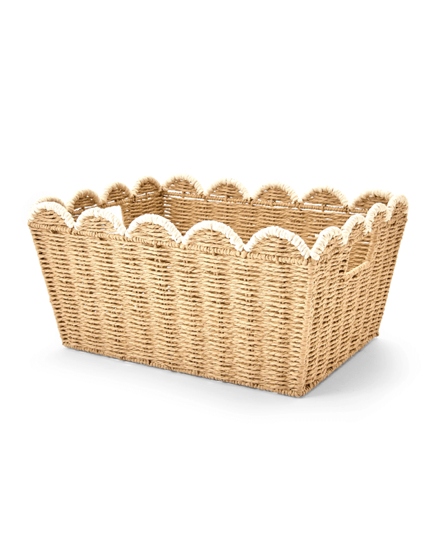 Wave Paper Rope Basket - Me