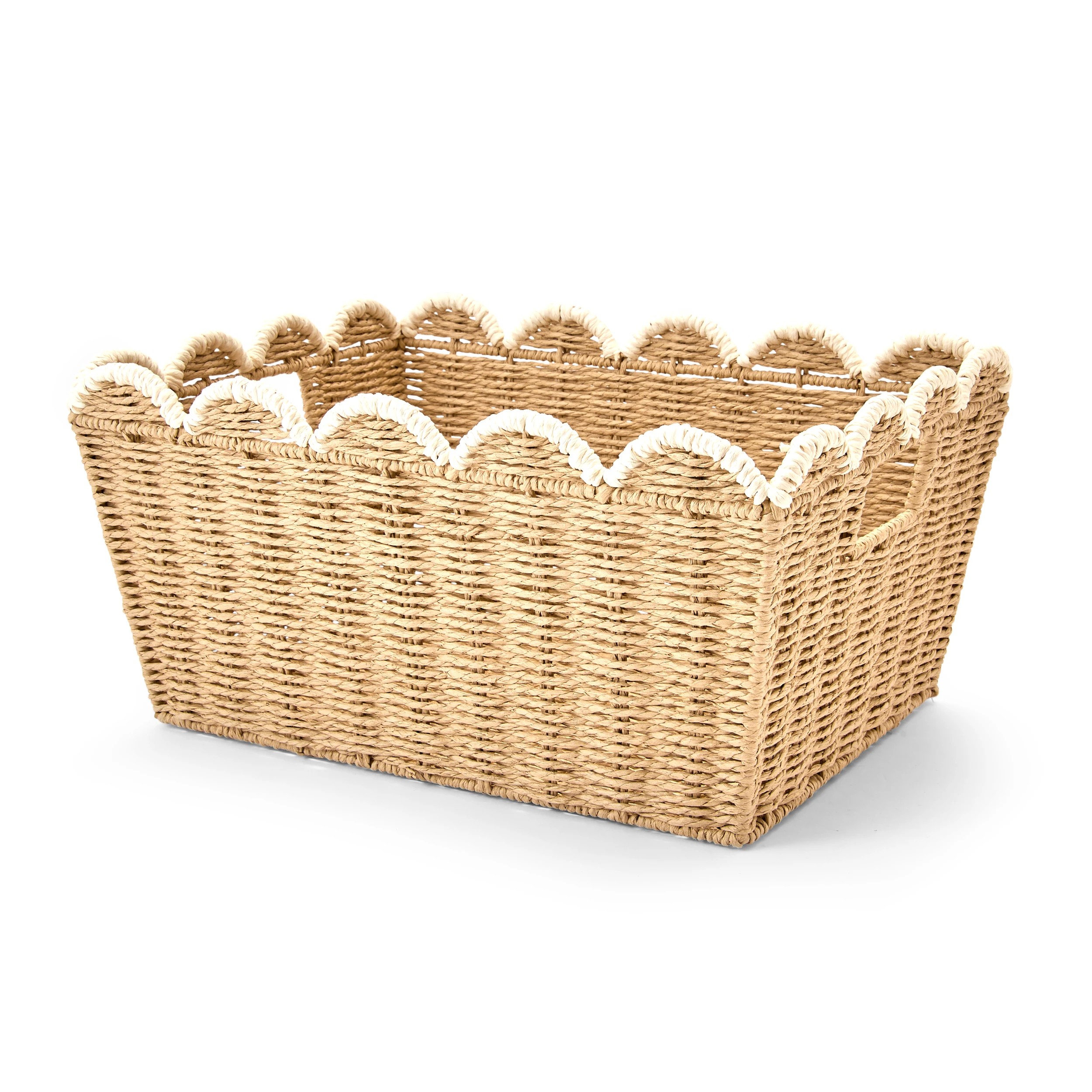 1 Wave Paper Rope Basket - Medium, 1 of 6