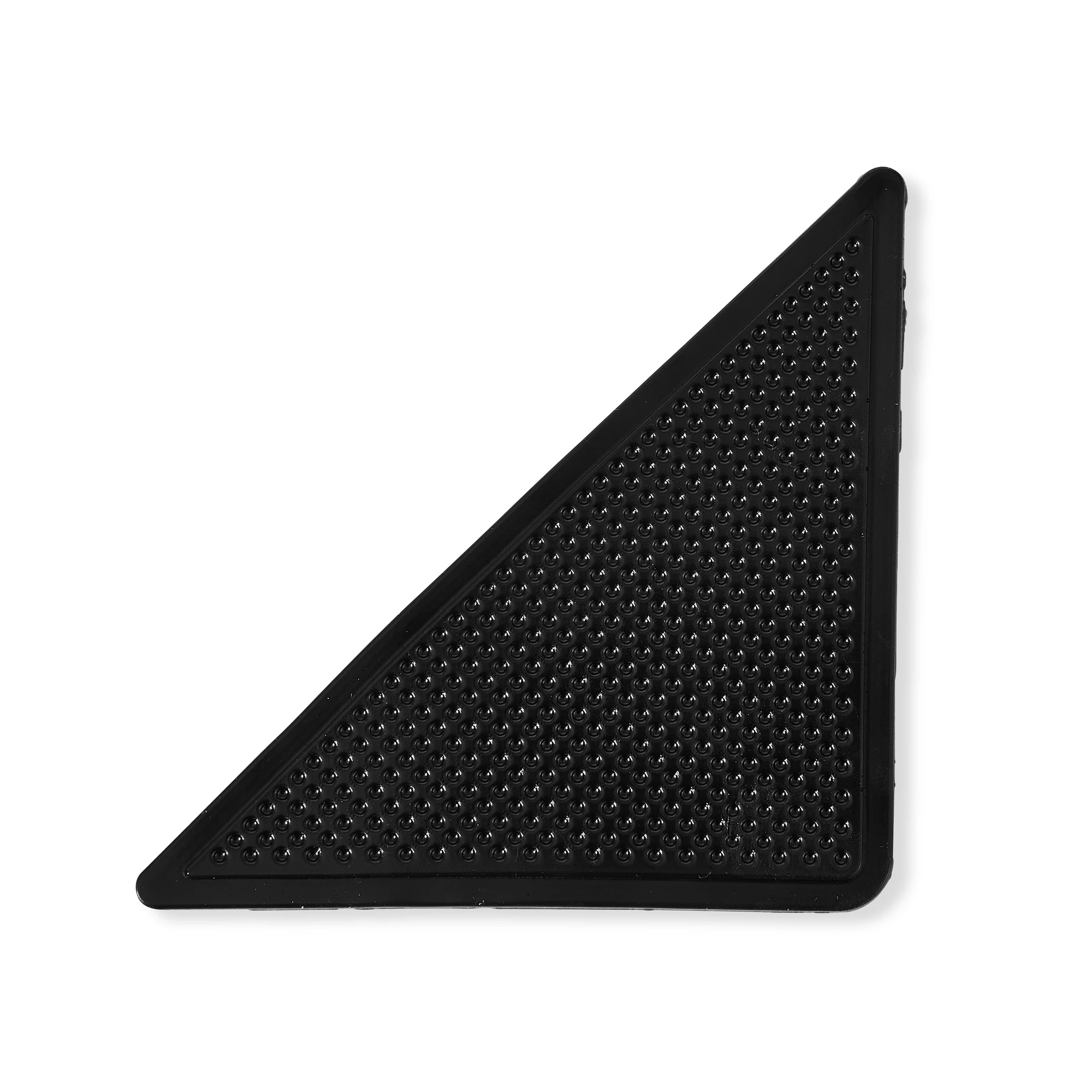 4 8 Pack Corner Rug and Mat Grips - Black, 4 of 5