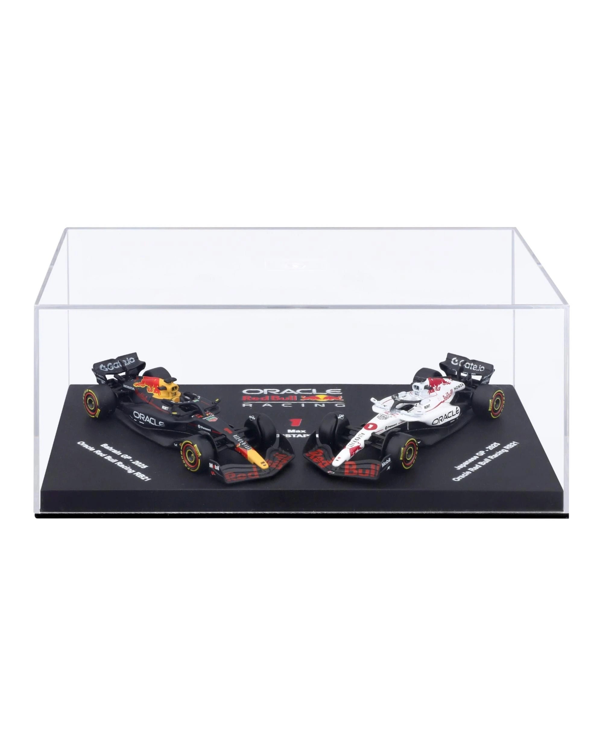 2 Bburago F1 2025 Red Bull Racing RB21 #1 Verstappen 1:64 Diecast Vehicle 2pk, 2 of 6