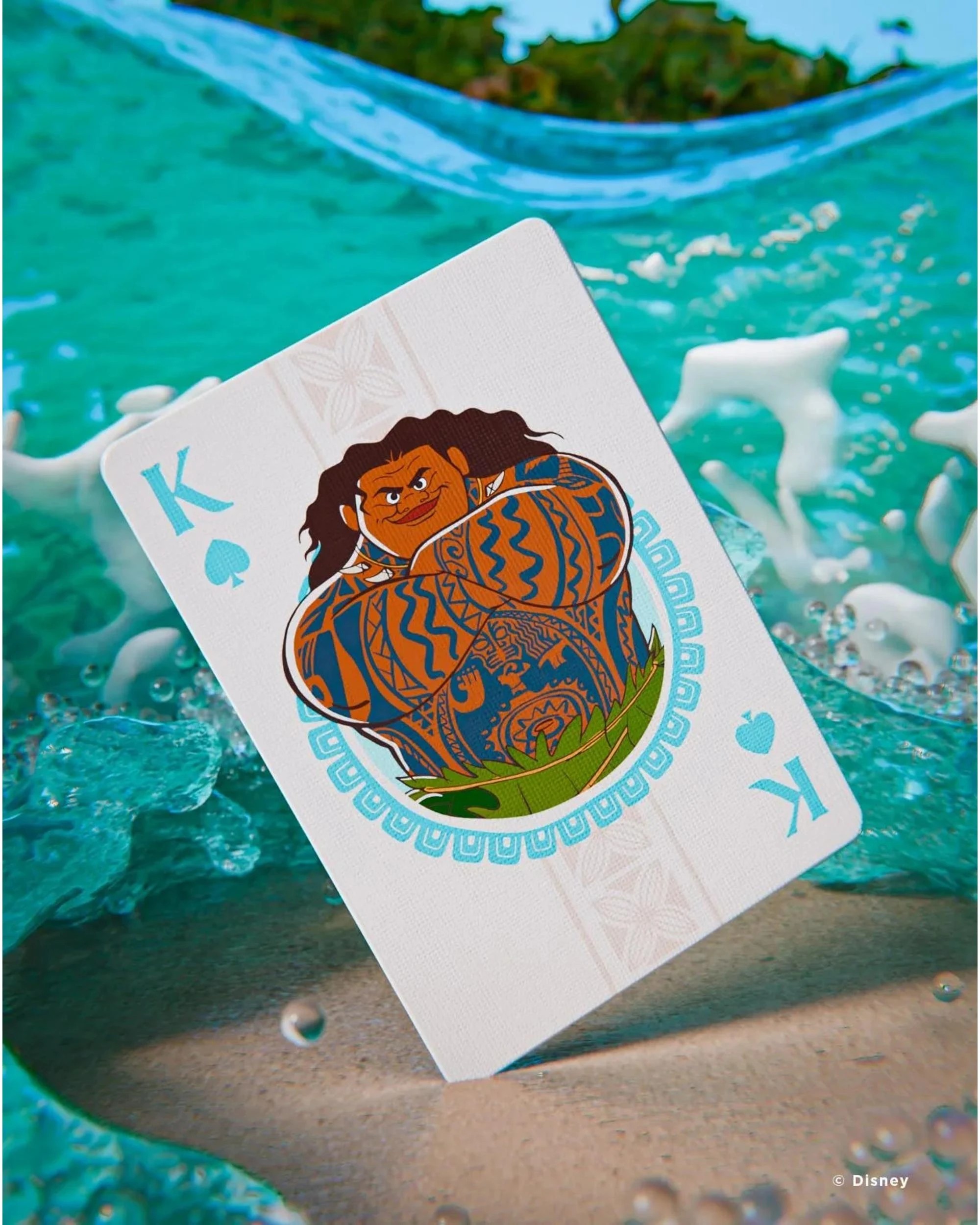 3 Bicycle Disney Moana Playing Cards, 3 of 6