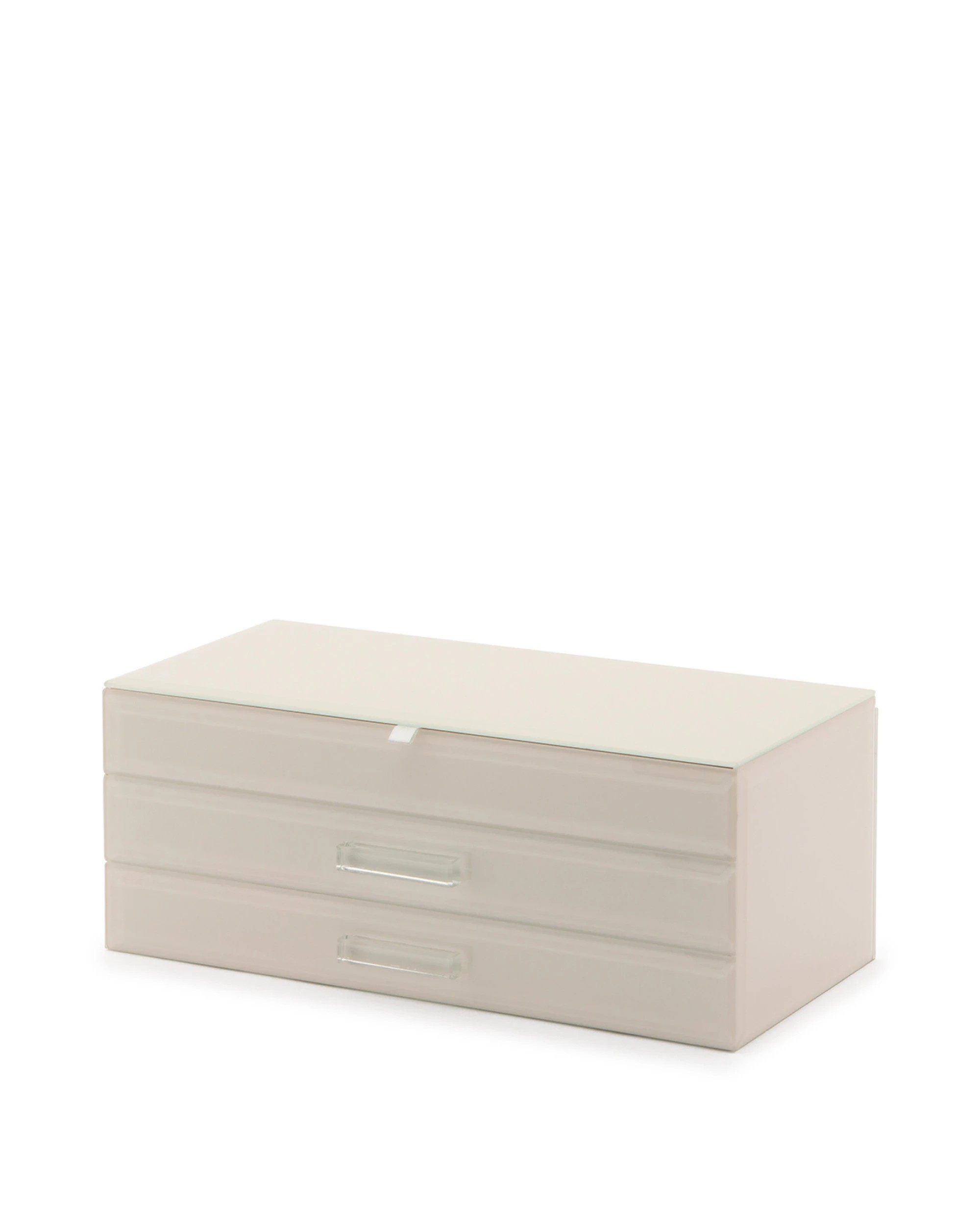 2 One Six Eight London Gabriella Jewellery Box - Nude - L - Beige, 2 of 6