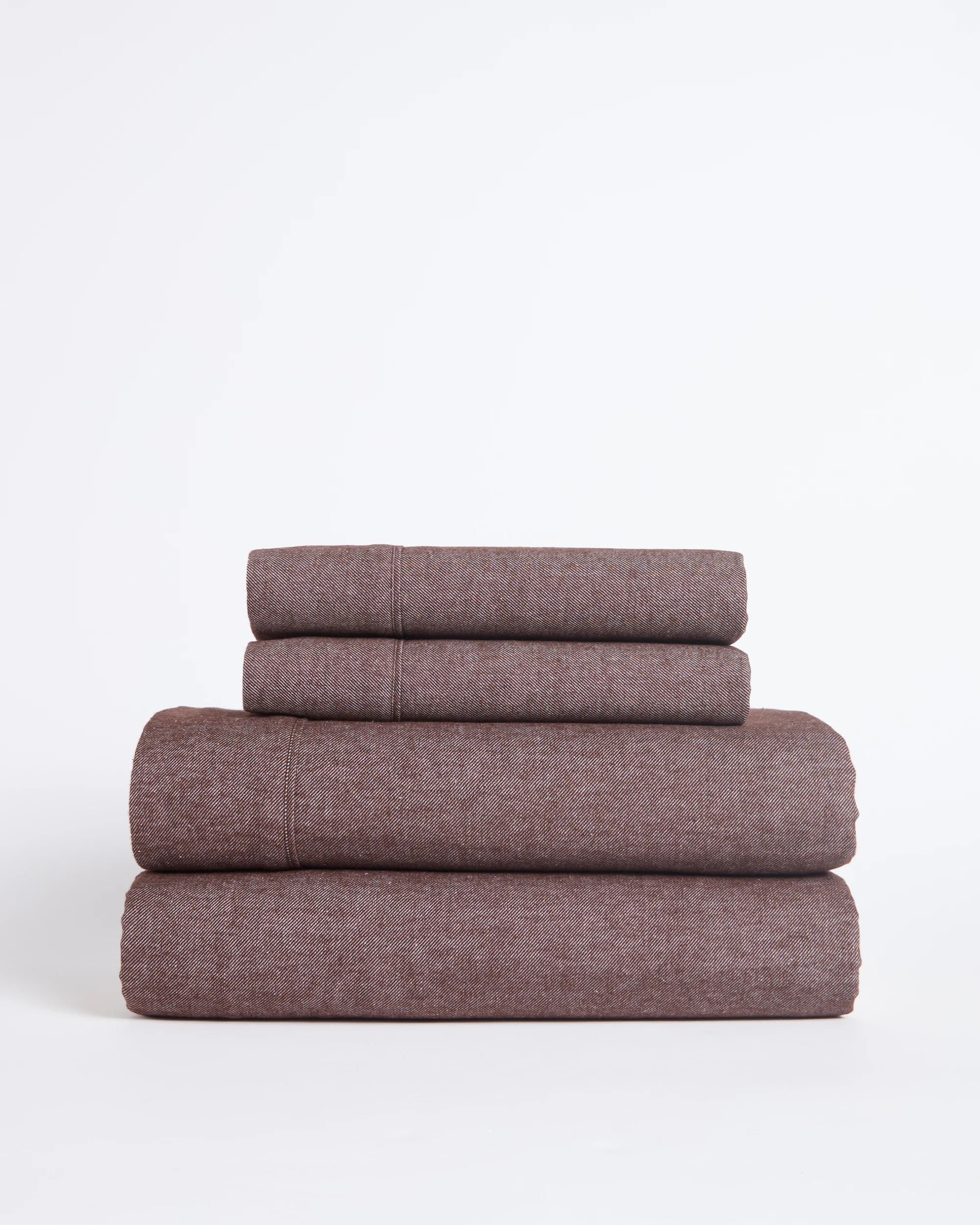 4 Target Kai Flannelette Sheet Set - Double Bed - Brown, 4 of 4