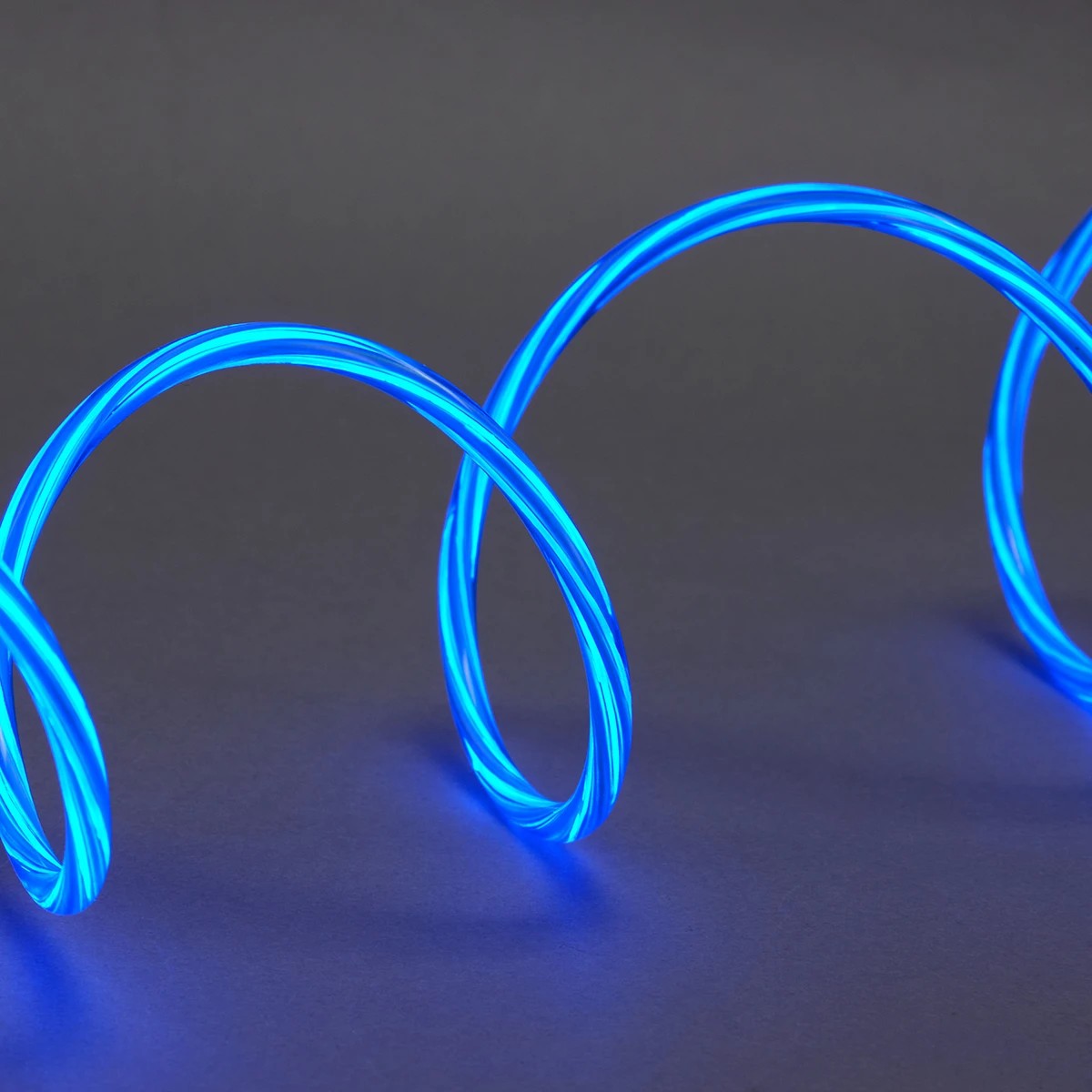 4 USB-A to USB-C 1m Cable with Light - Blue, 4 of 5