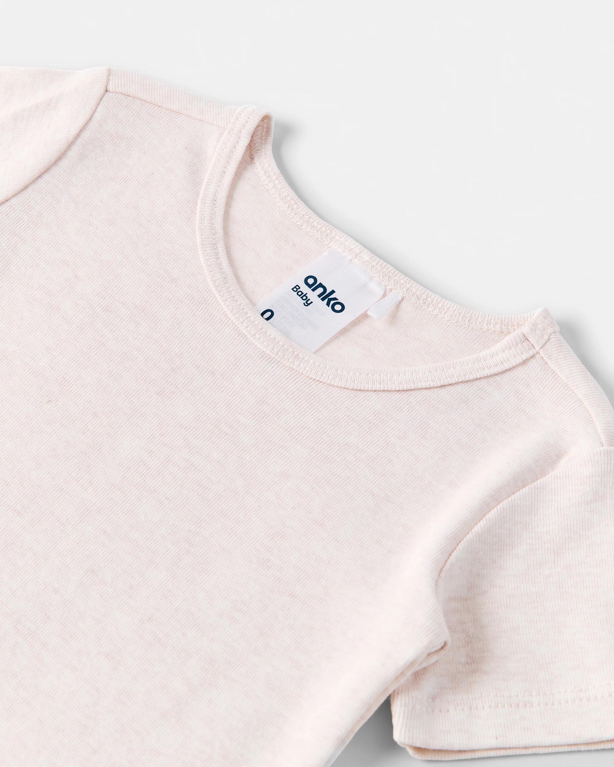 6 2 Pack Short Sleeve Bodysuits Pnk Pck, 6 of 6