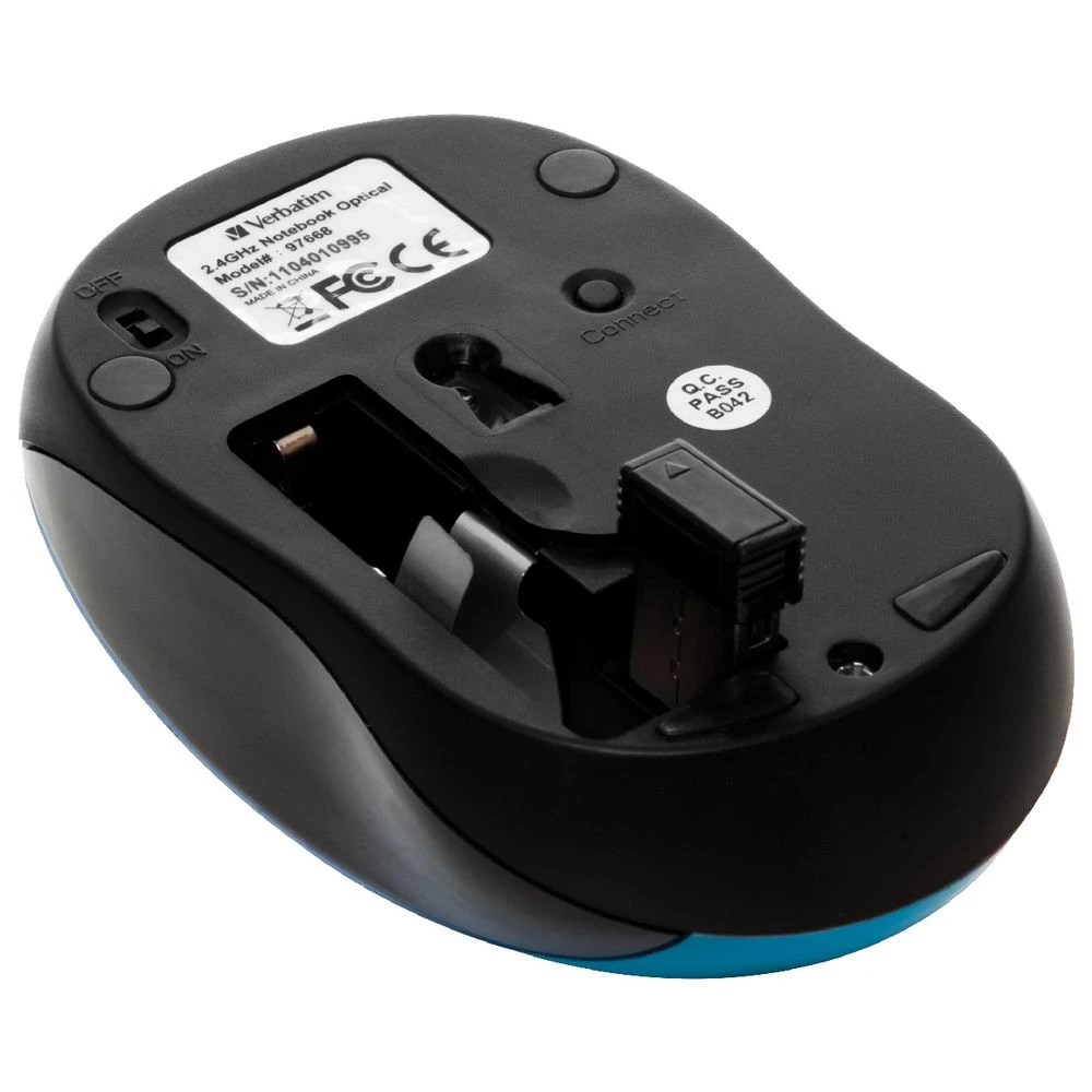 6 Verbatim Go Nano Wireless Mouse Blue, 6 of 6