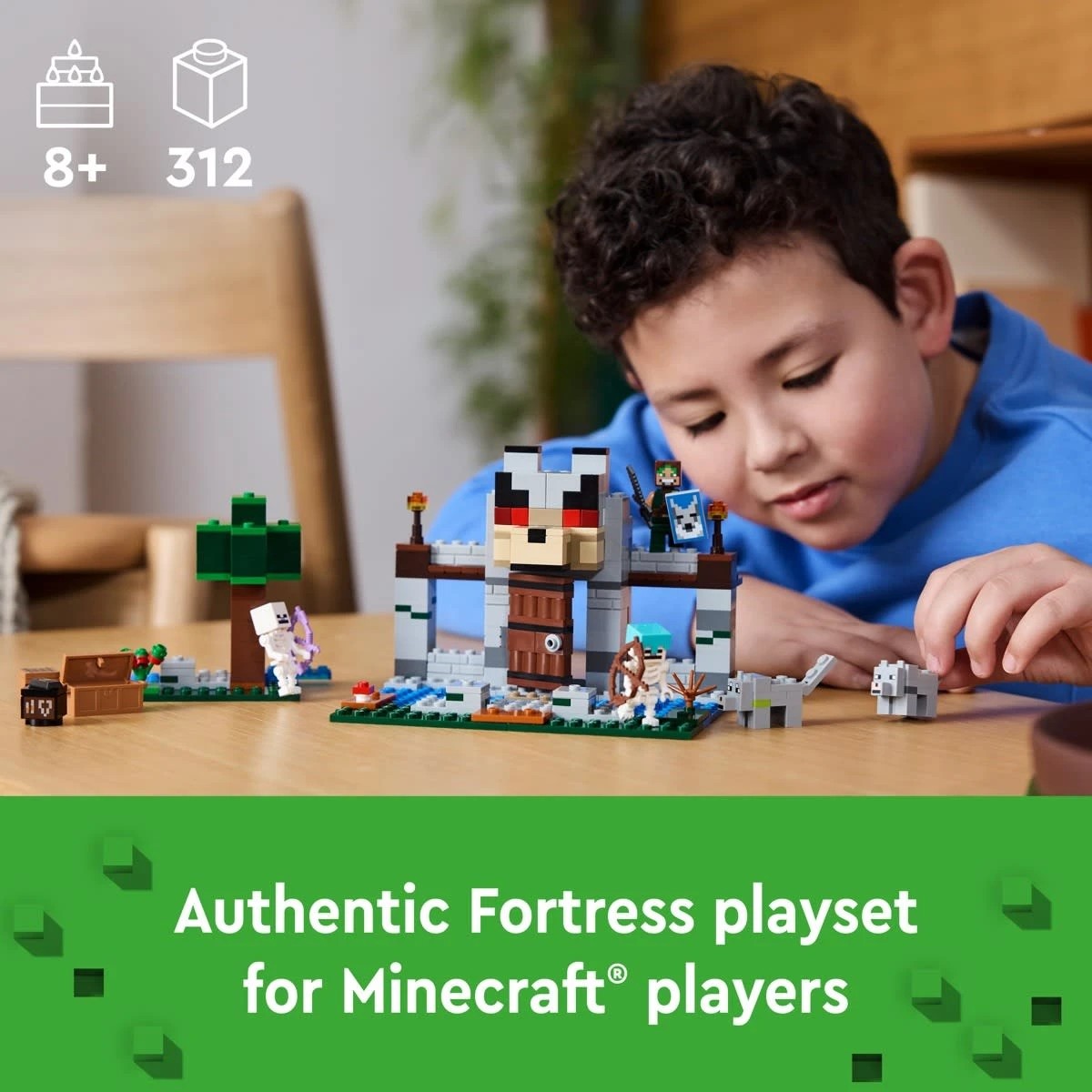4 LEGO Minecraft The Wolf Stronghold Fortress Playset 21261, 4 of 11