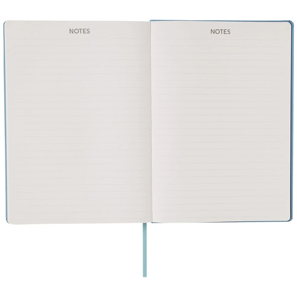 8 J.Burrows A4 Day to Page Undated Embossed Diary Blue, 8 of 8