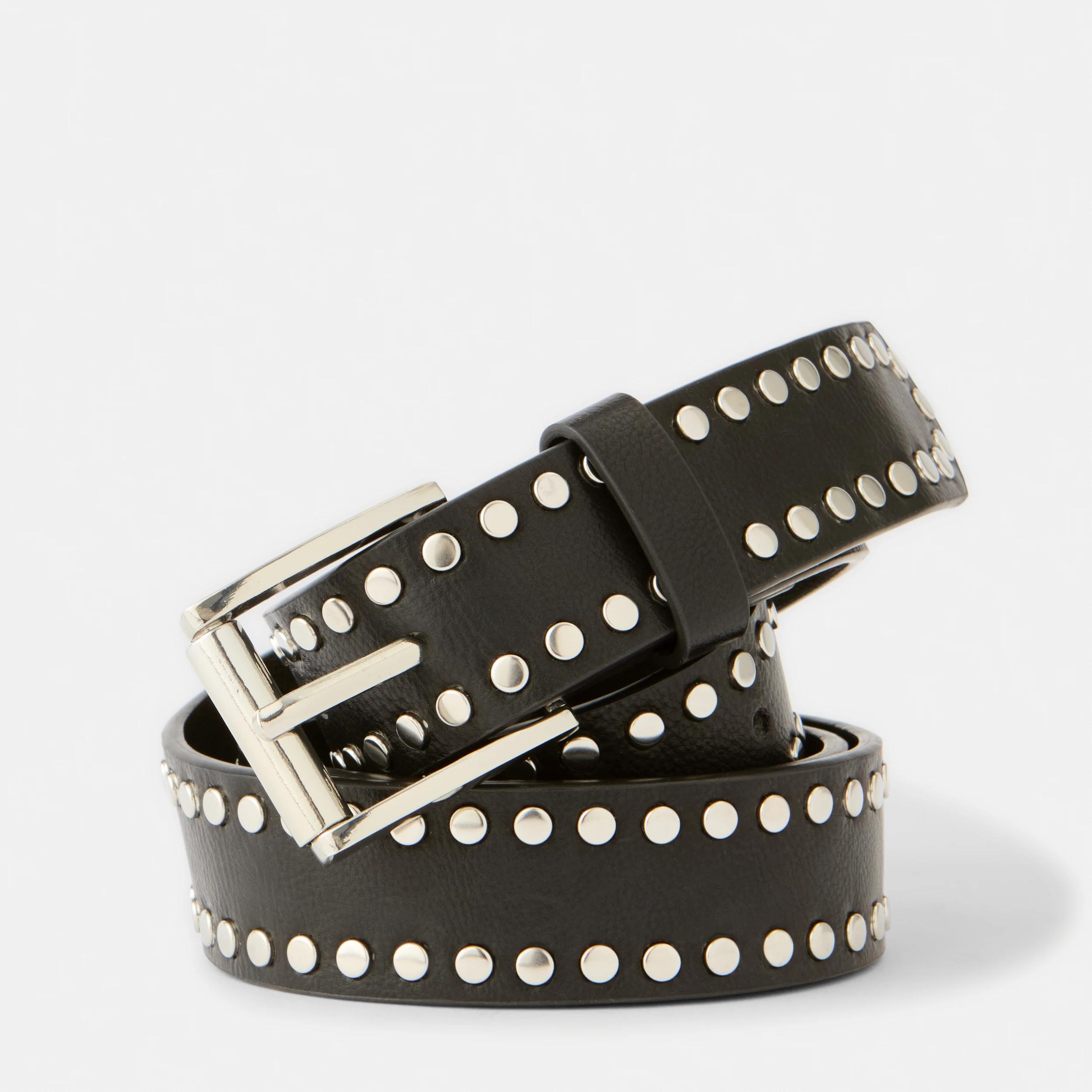 1 Mini Stud Belt Black, 1 of 4