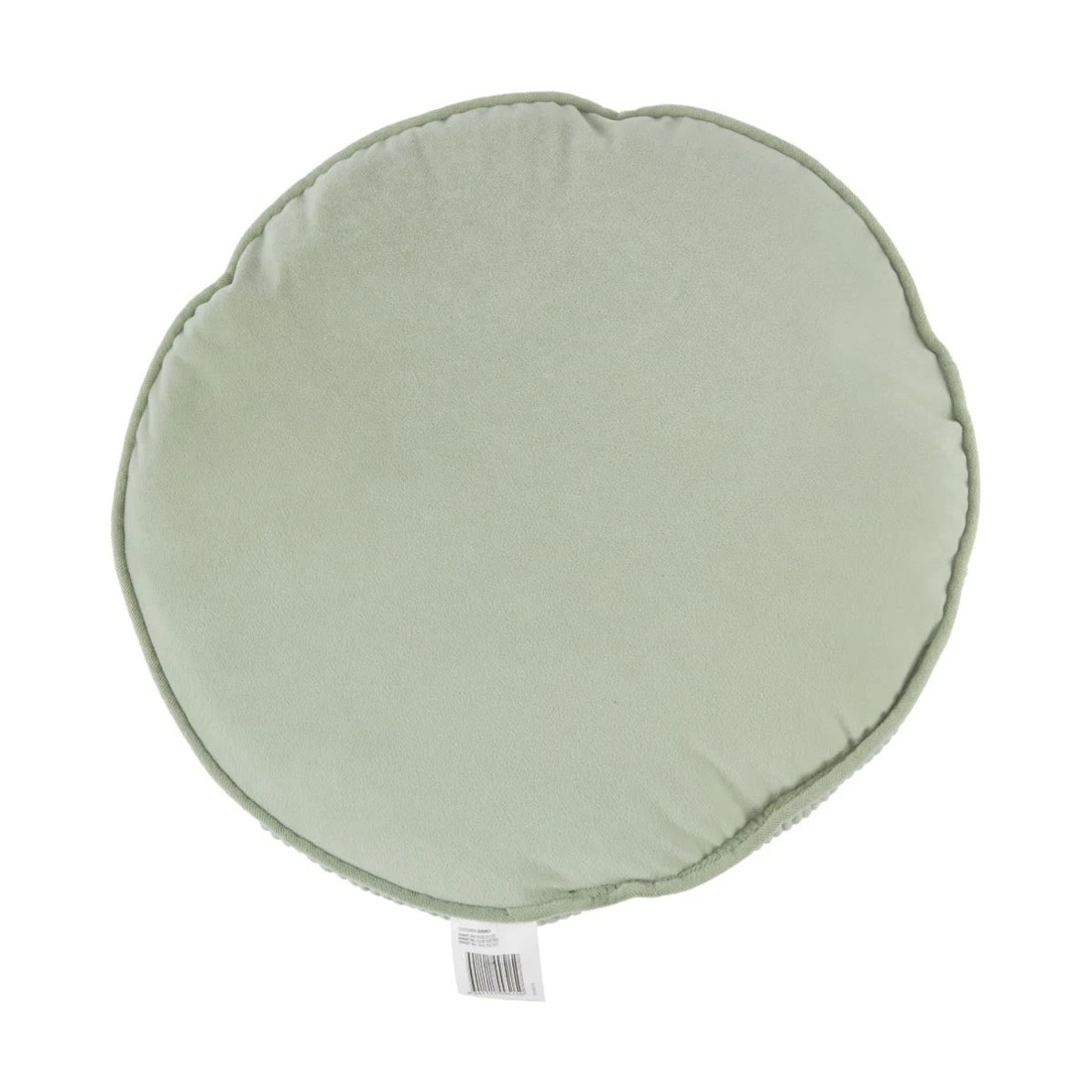 3 40cm Velvet Round Cushion - Seagrass, 3 of 4