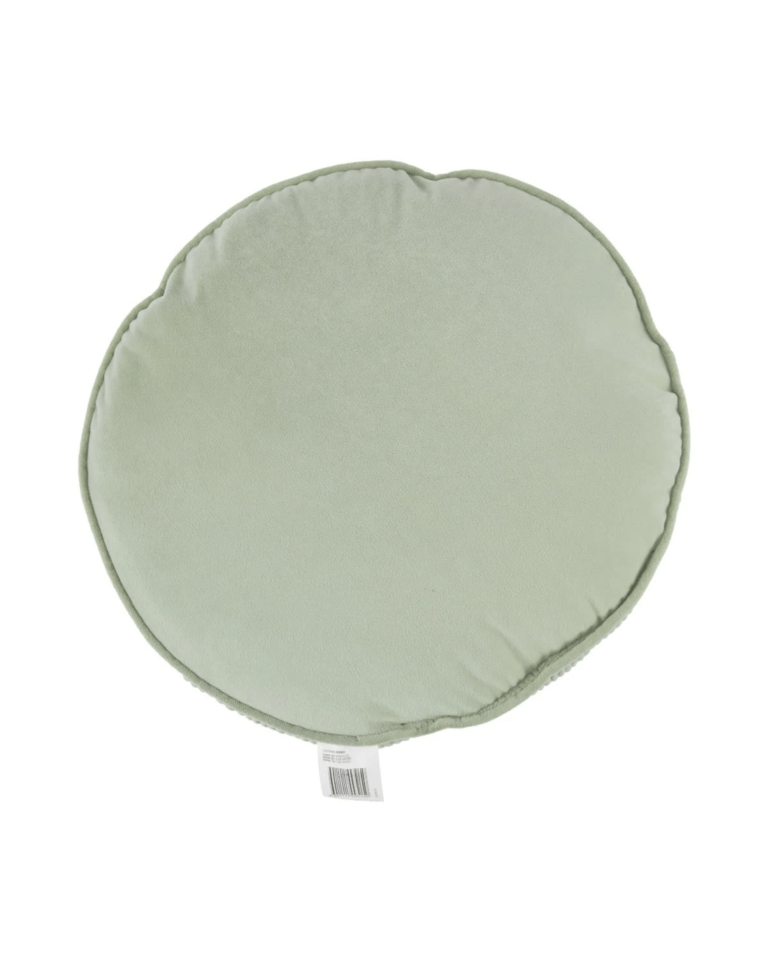 3 40cm Velvet Round Cushion - Seagrass, 3 of 4