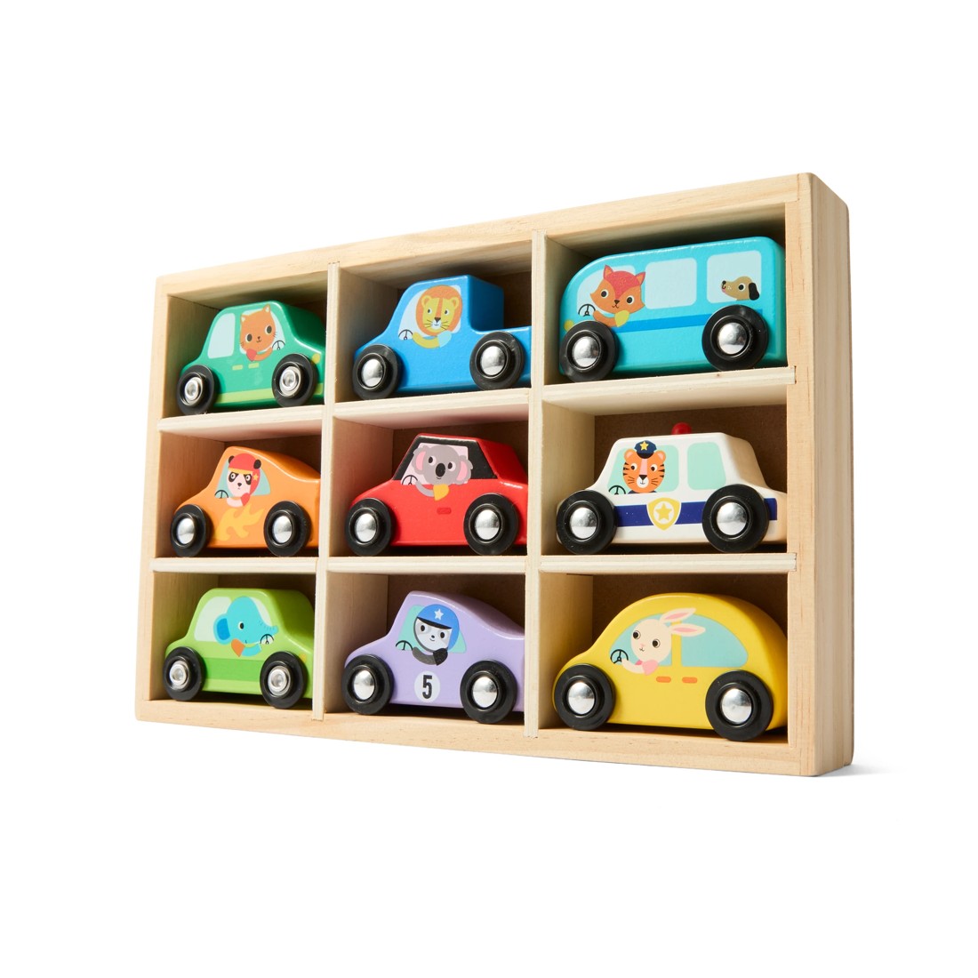 1 Wooden Car Set, 1 of 10