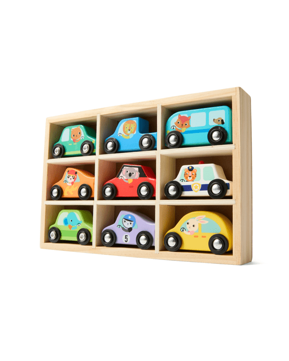 Wooden Car Set