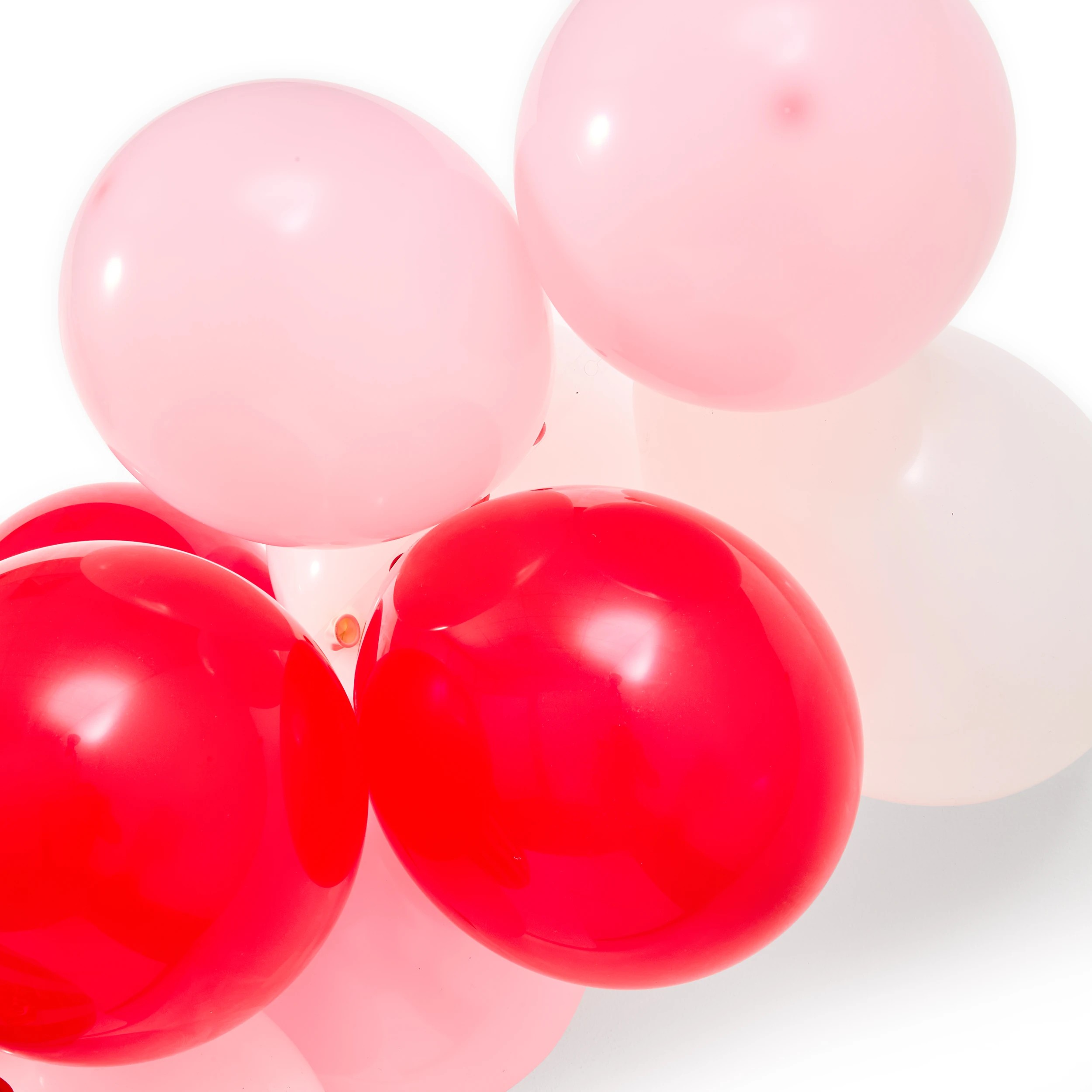 5 56 Piece Pink and Red Christmas Balloon Garland, 5 of 6