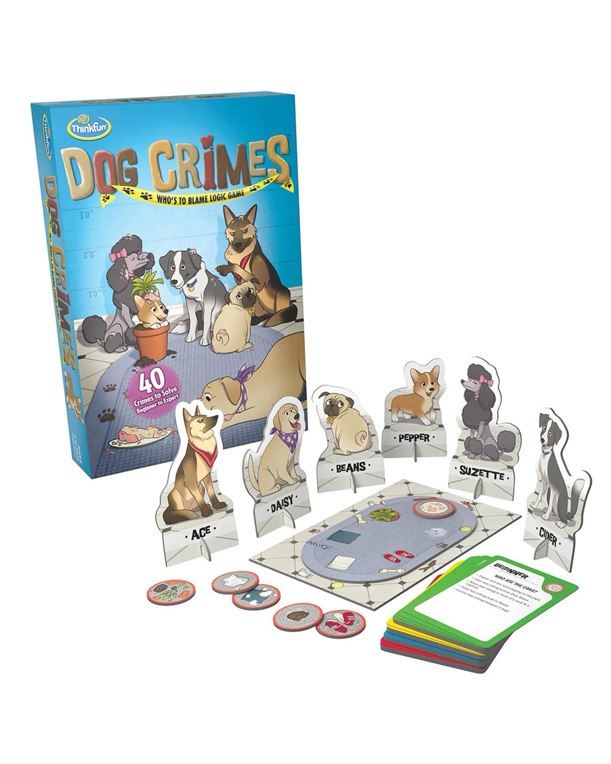 1 Thinkfun Dog Crimes Board Game, 1 of 1