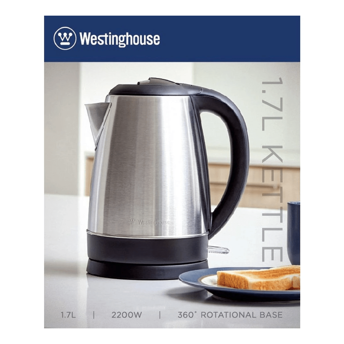10 Westinghouse 1.7L Kettle Stainless Steel, 10 of 10