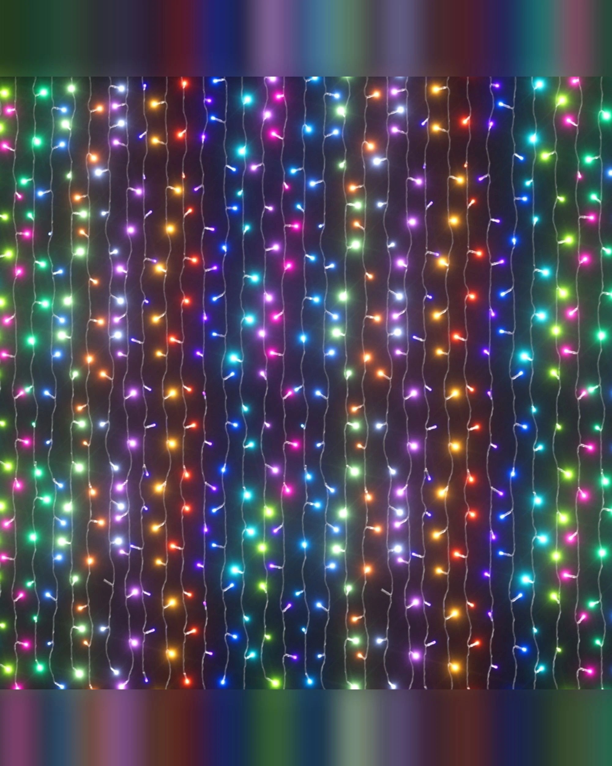 1 Jingle Jollys 6x3m Christmas Lights Curtain String Light 960 Led Rgb Remote
 - Multi, 1 of 3