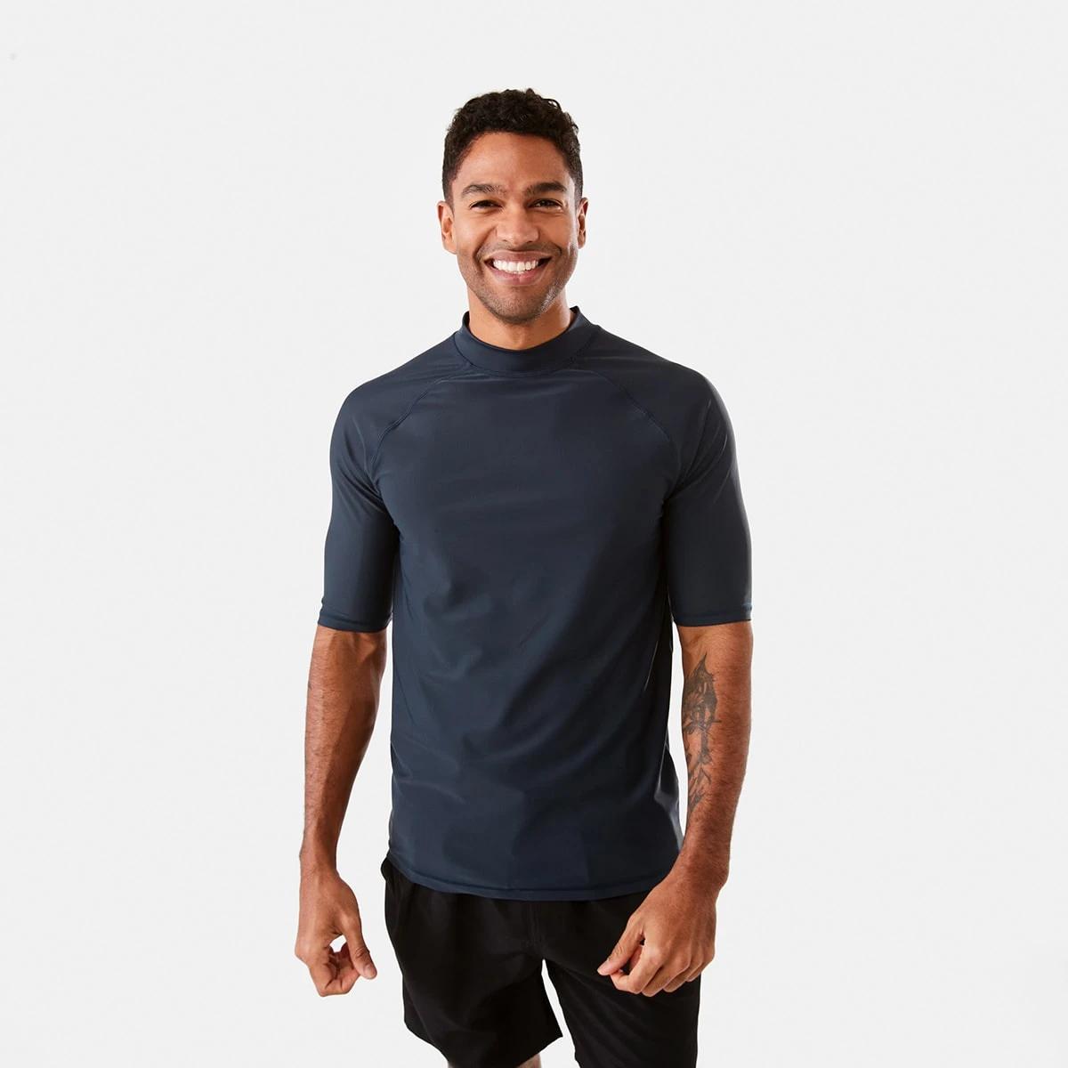 1 Short Sleeve Rash Vest Nvy Outspc, 1 of 6