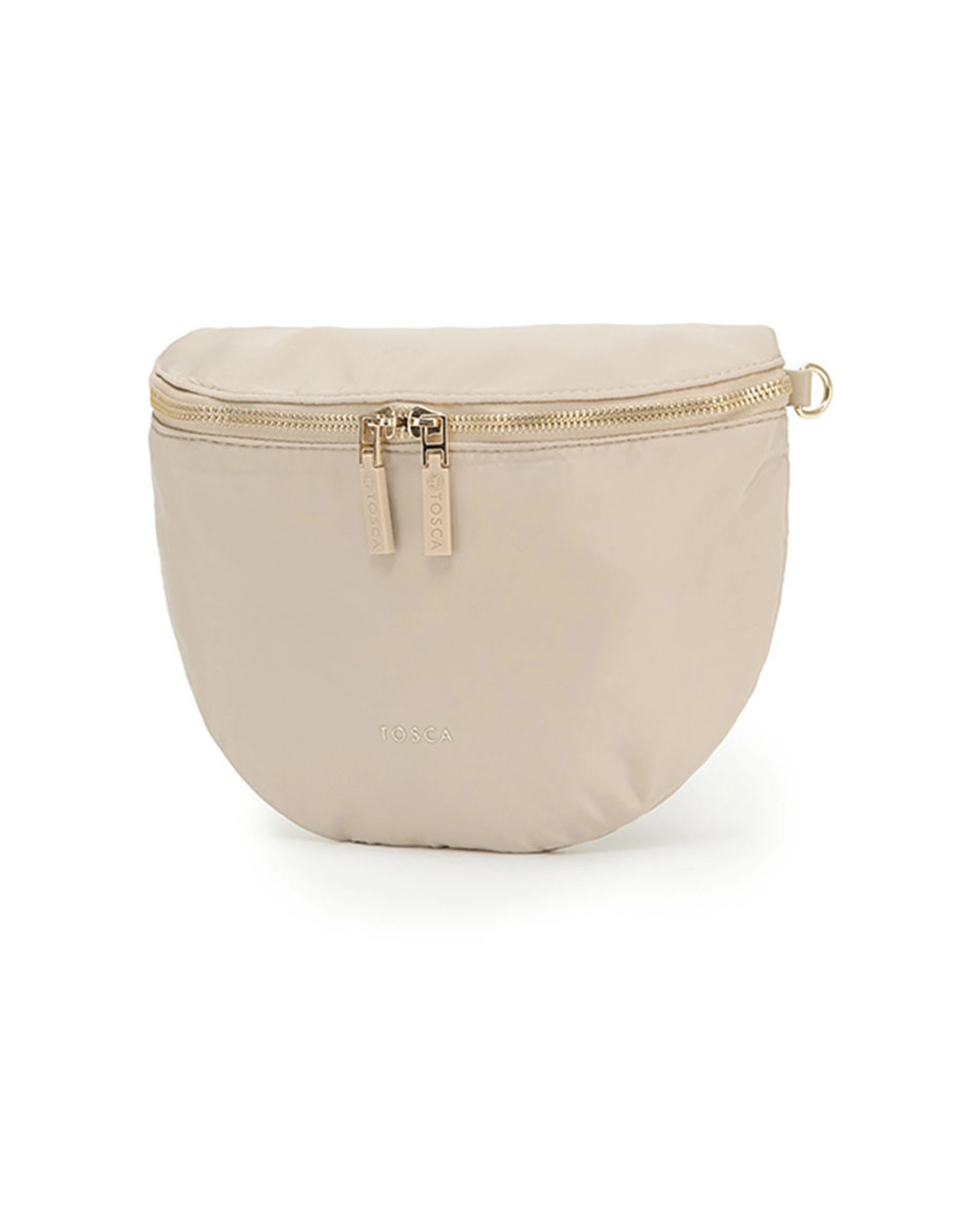 1 Tosca Sling Lightweight Crossbody Shoulder Handbag - Beige, 1 of 3
