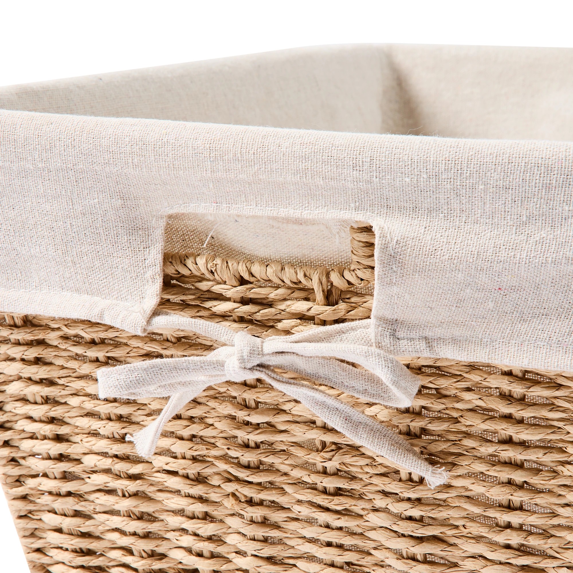 7 Paper Rope Basket with Liner - Beige, 7 of 8