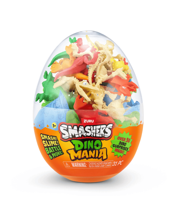 31 Piece Zuru Smashers Dino Mania